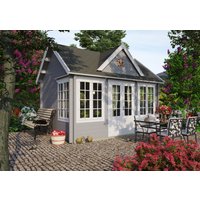 26% Rabatt ! Fjordholz Gartenhütte Modell Teehaus Windsor 28 4x3m