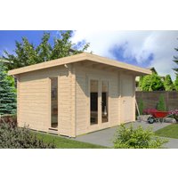 26% Rabatt ! Fjordholz Gartenhütte Modell Heino 44 4x3m