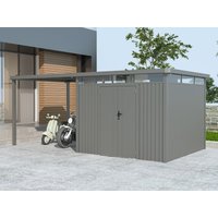 38% Rabatt ! Metall Gerätehaus Modell Style 7,56 m² Spar-Set-1