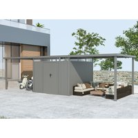 38% Rabatt ! Metall Gerätehaus Modell Style 7,56 m² Spar-Set-3