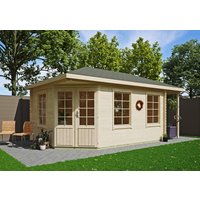 26% Rabatt ! 5-Eck Gartenhütte Modell Isa 40 B
