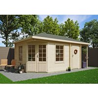 26% Rabatt ! 5-Eck Gartenhütte Modell Isa 40 A
