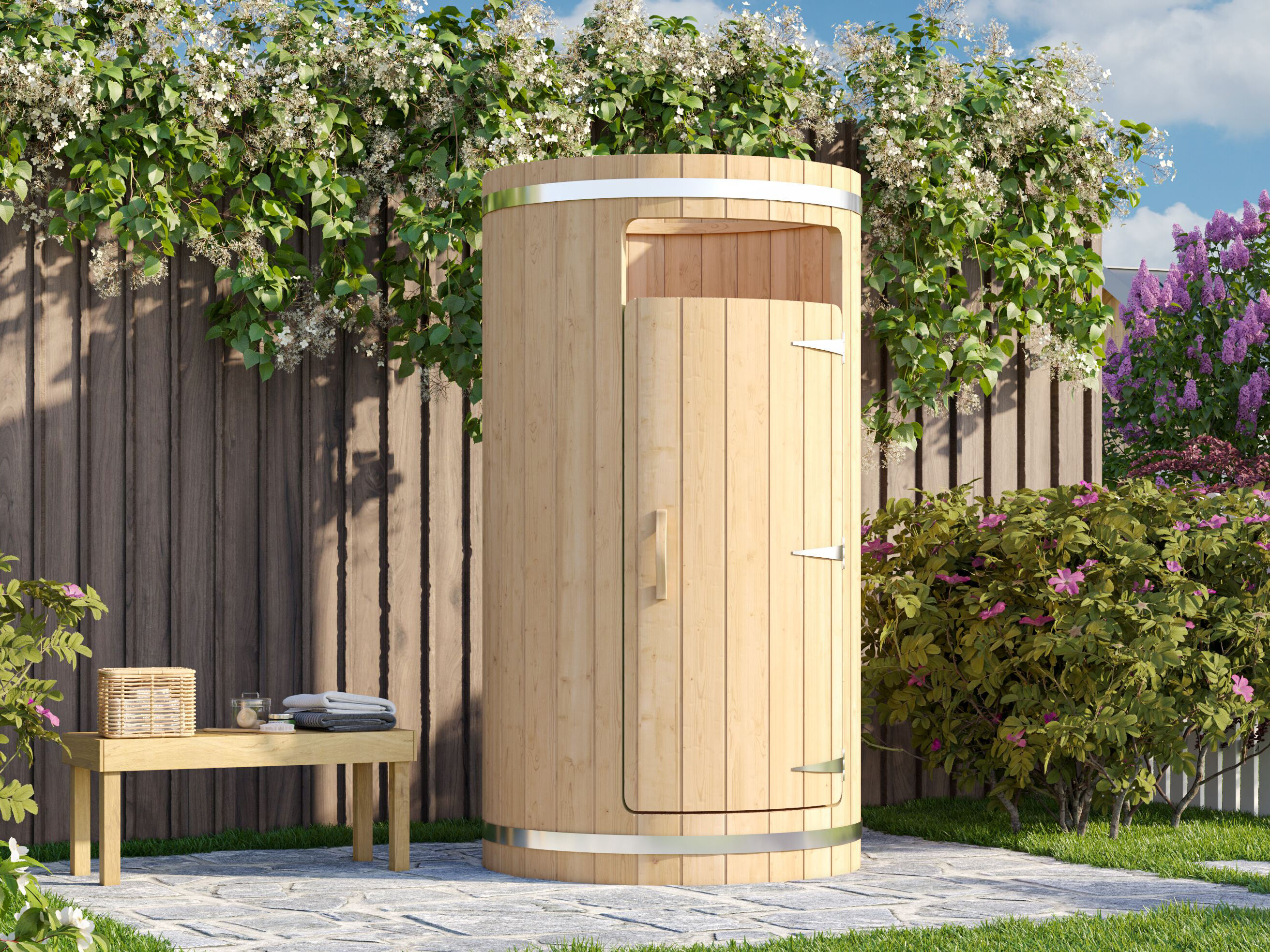 25% Rabatt ! Außendusche Modell Rain Shower