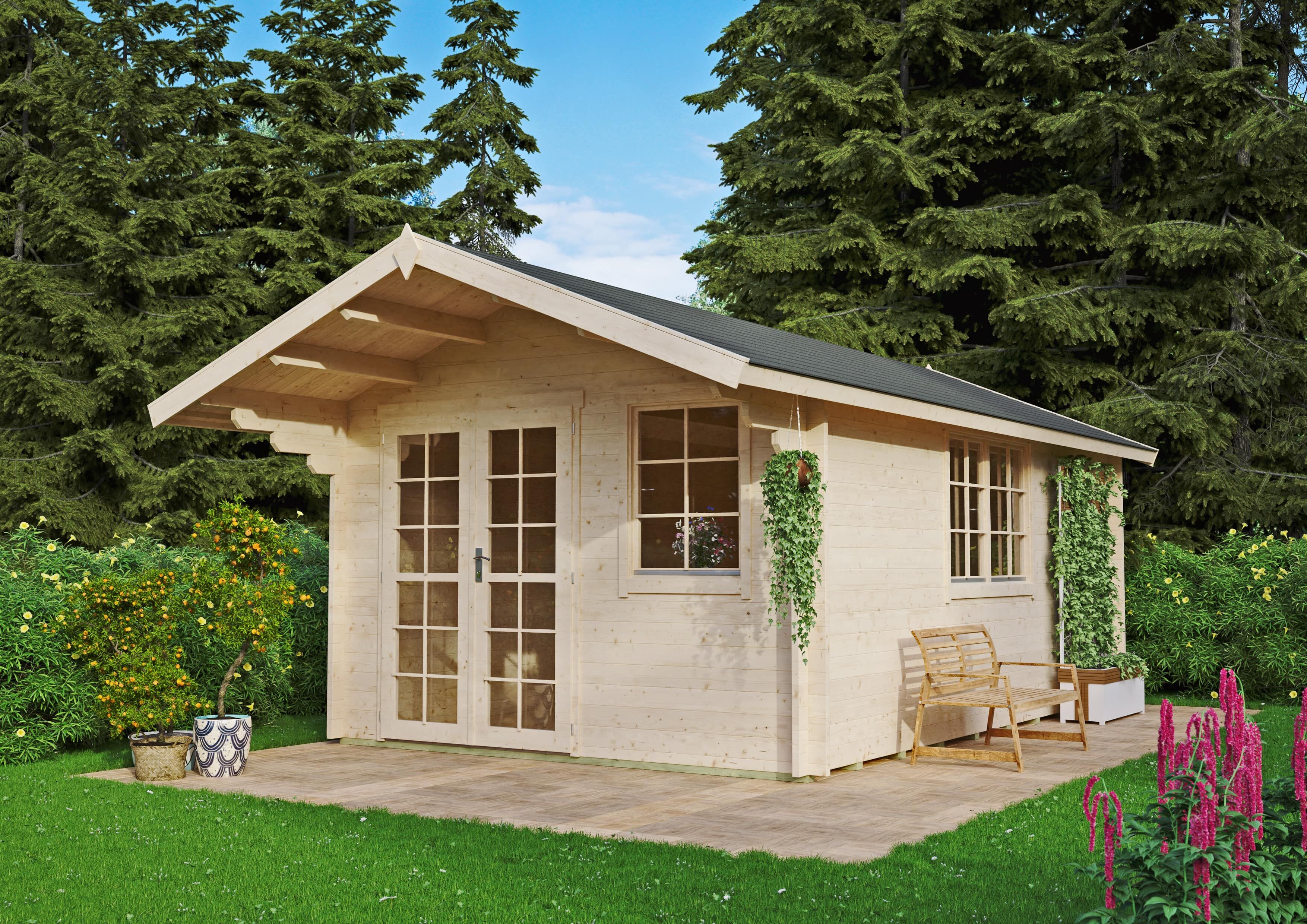 26% Rabatt ! Gartenhaus Modell Carl 40 C