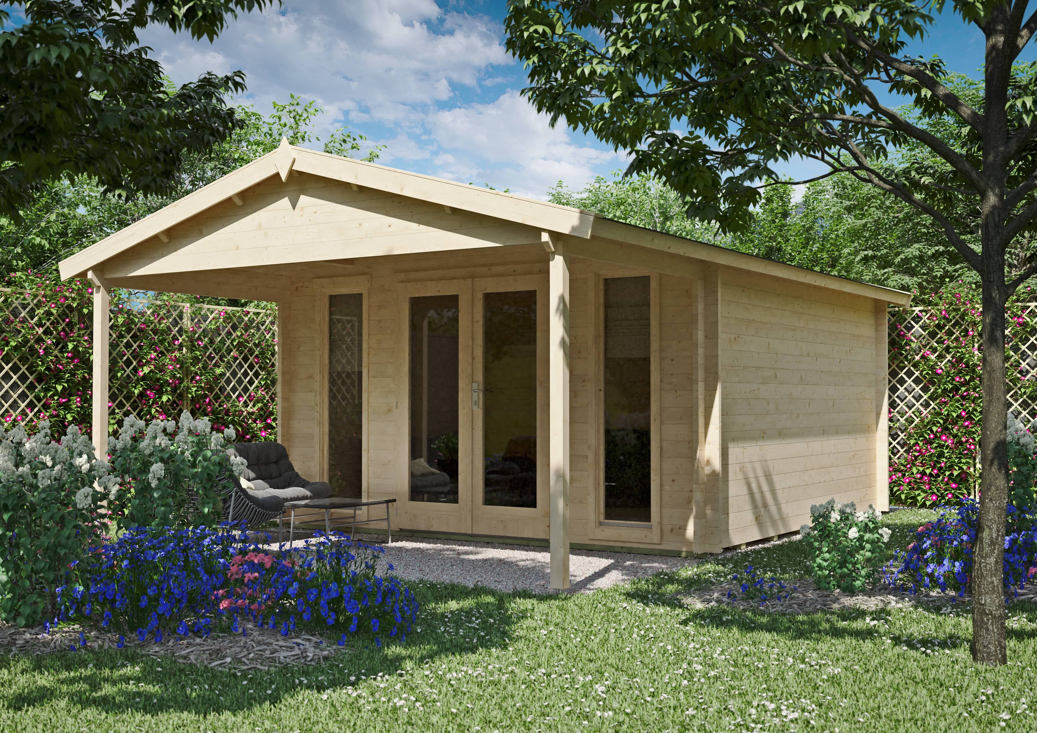 26% Rabatt ! Gartenhaus Modell Luise 40 F