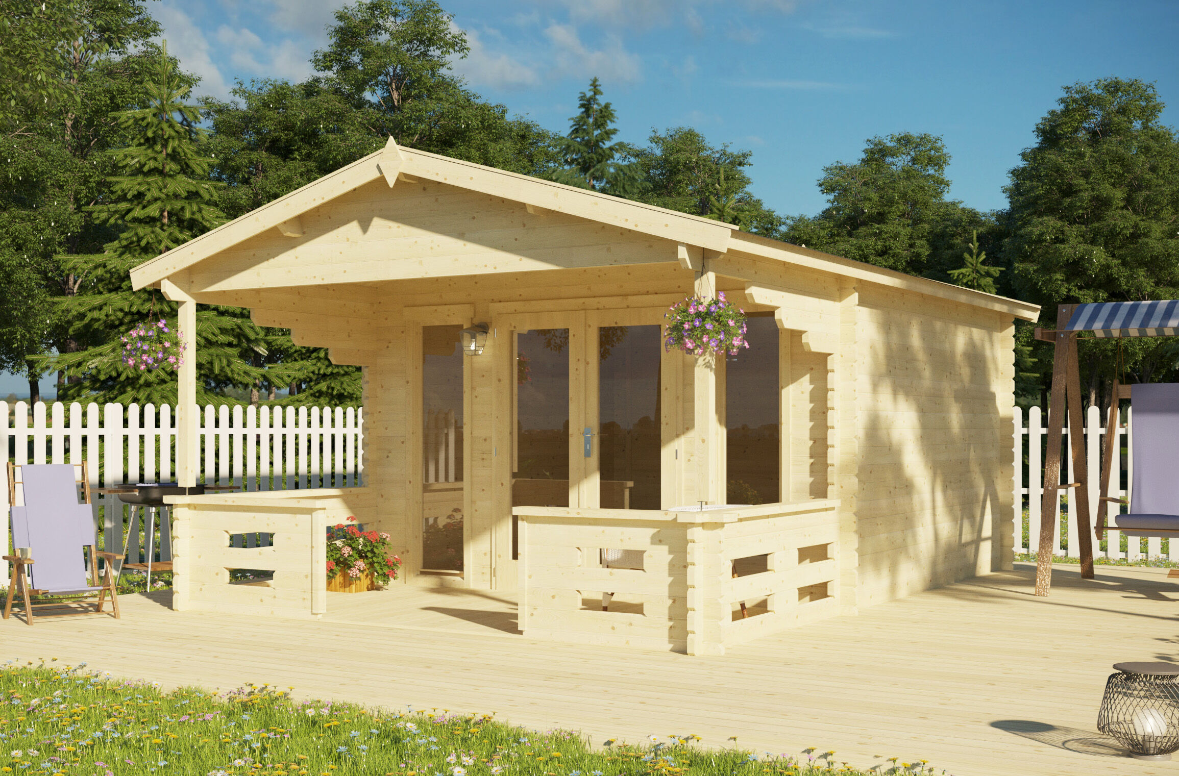 26% Rabatt ! Gartenhaus Modell Kolding 40