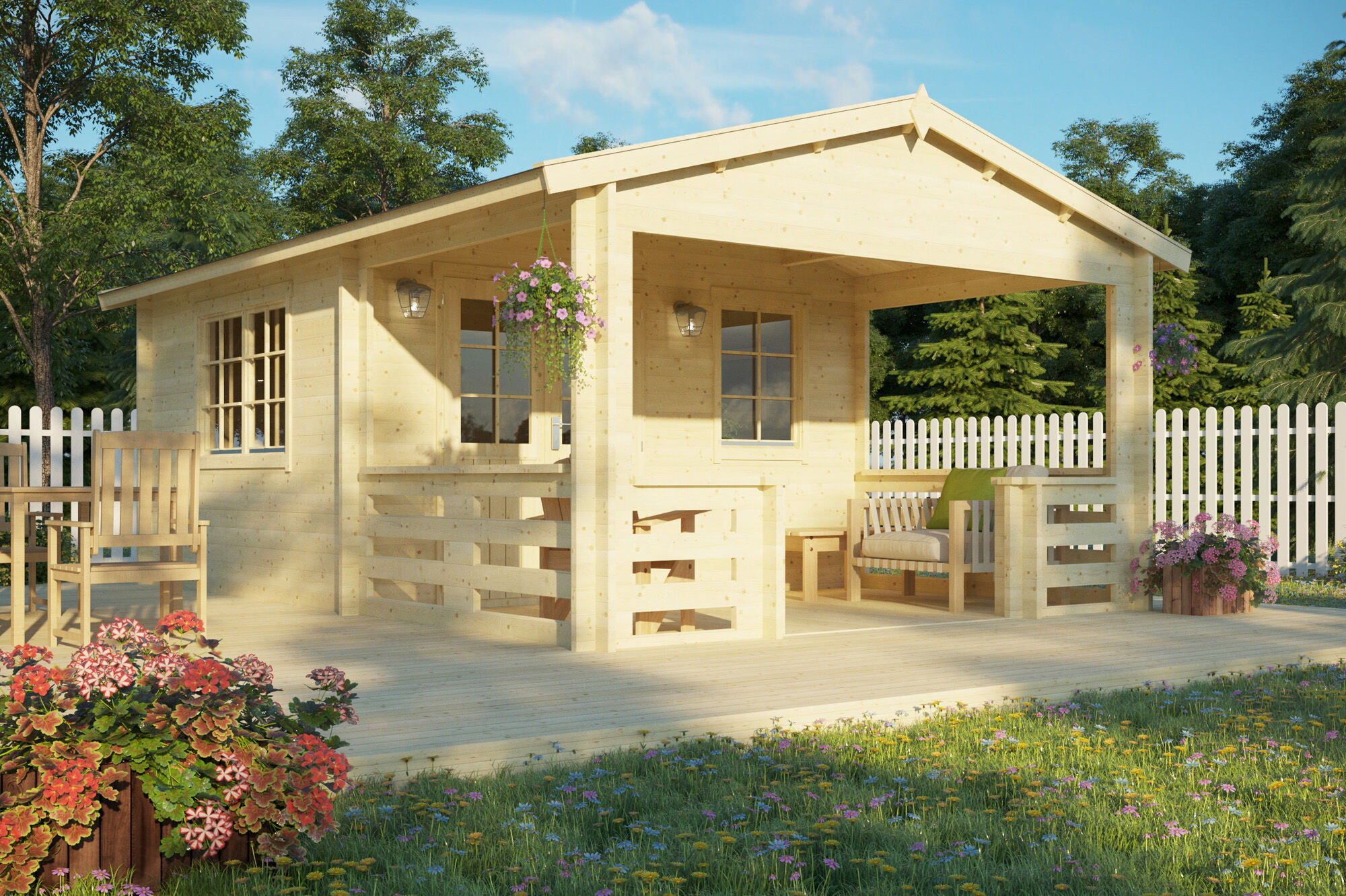 26% Rabatt ! Gartenhaus Modell Lund 40