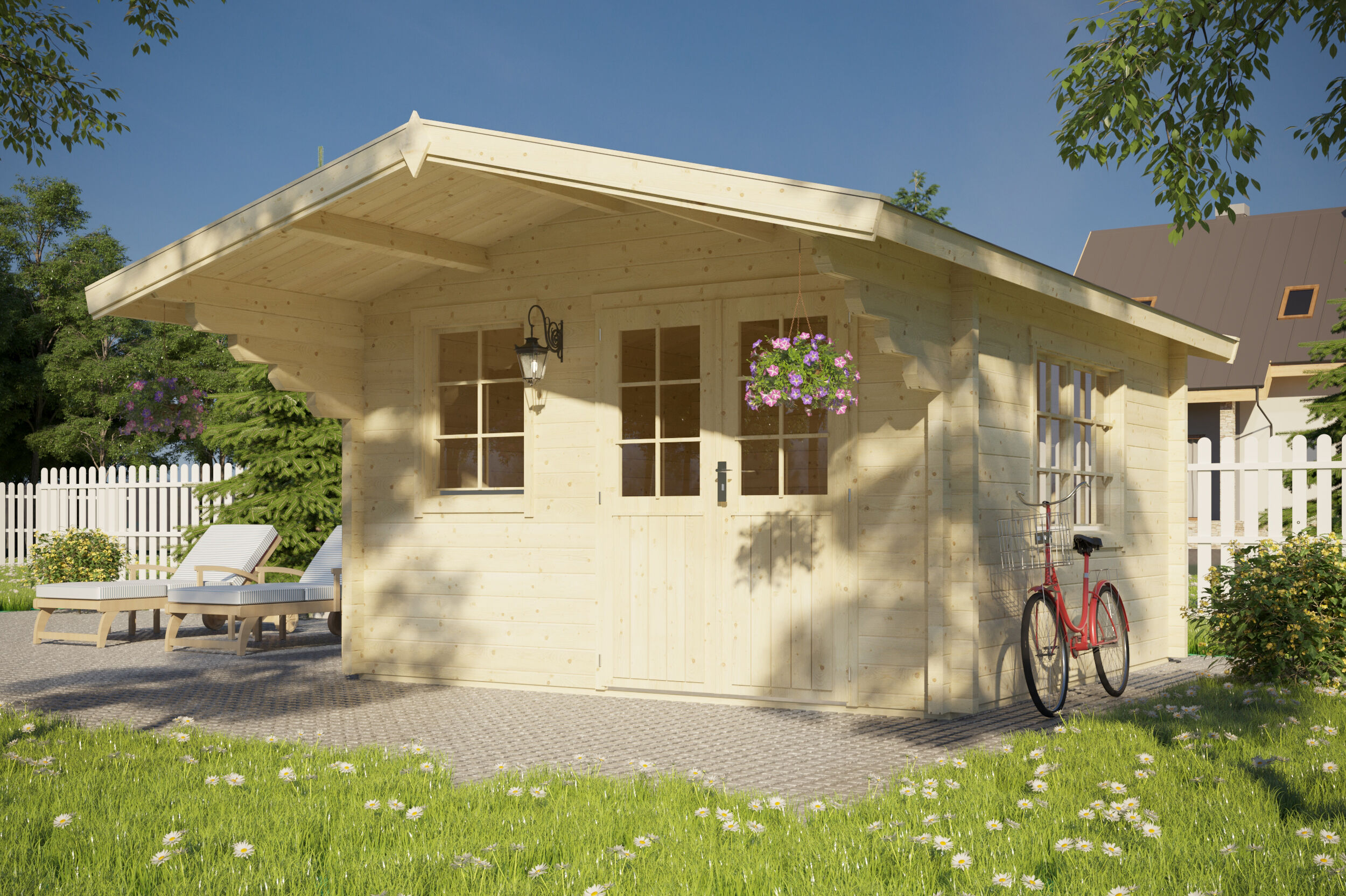 26% Rabatt ! Gartenhaus Modell Regina 70 B