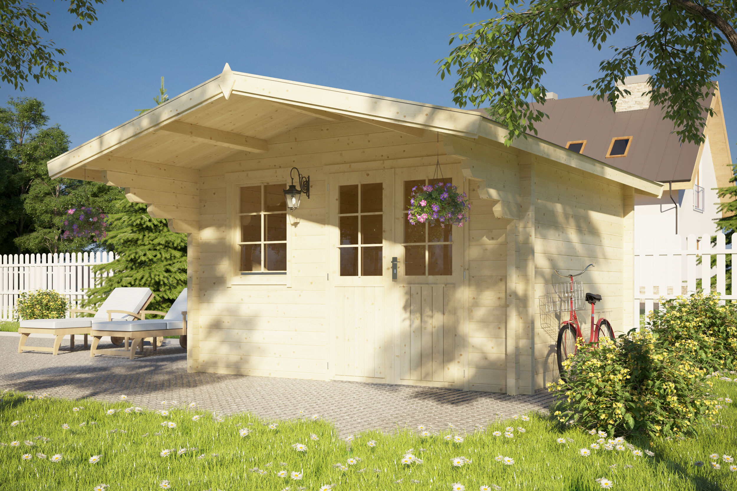 26% Rabatt ! Gartenhaus Modell Regina 70 A