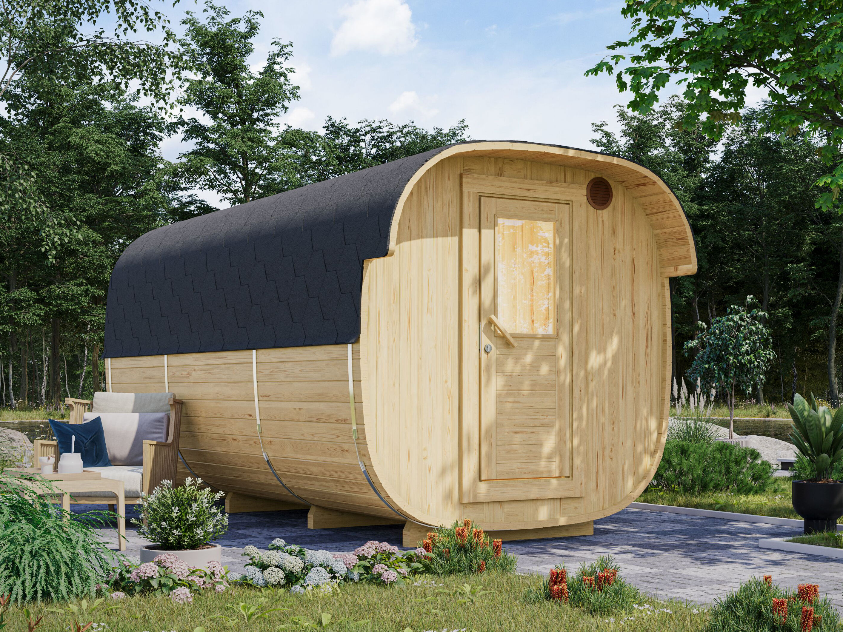 26% Rabatt ! Camping Fass Modell 420 deluxe 4x2m