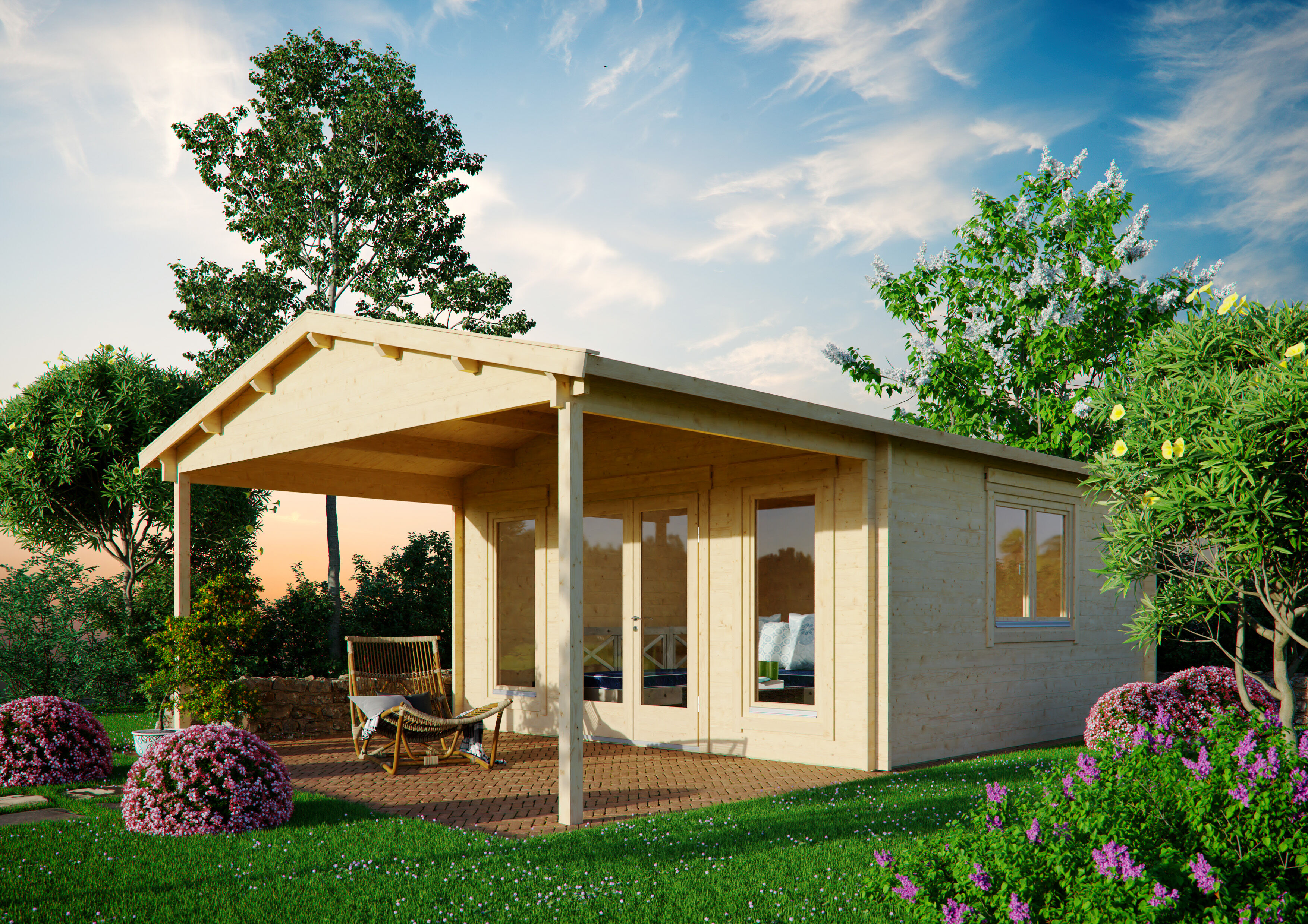 26% Rabatt ! Gartenhaus Modell Julia 70 D