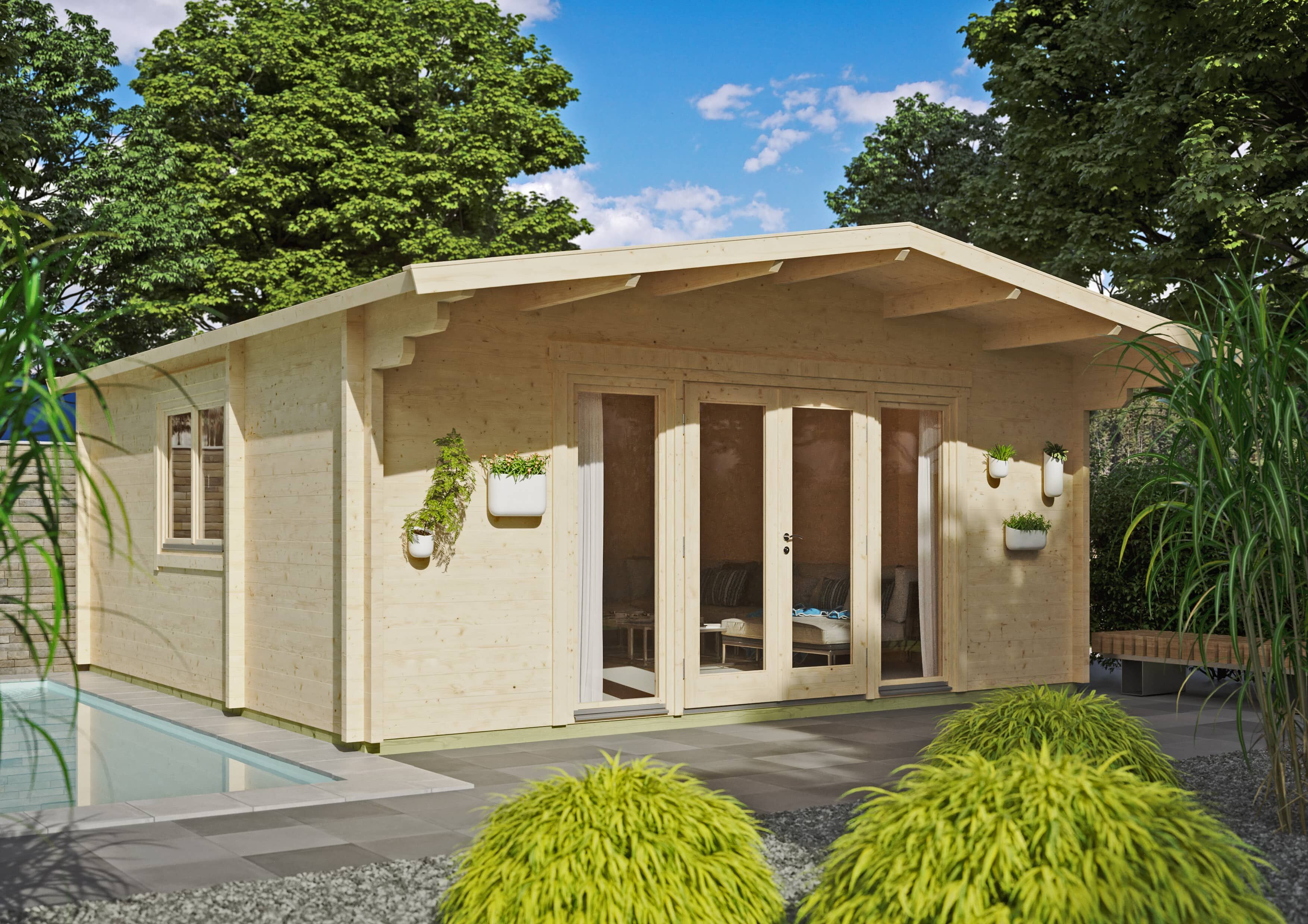 26% Rabatt ! Fjordholz Gartenhaus Modell Kim 70 I