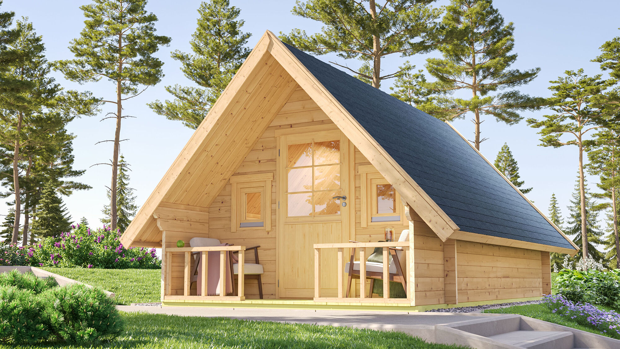 26% Rabatt ! Fjordholz Campinghütte Modell Eifel 44