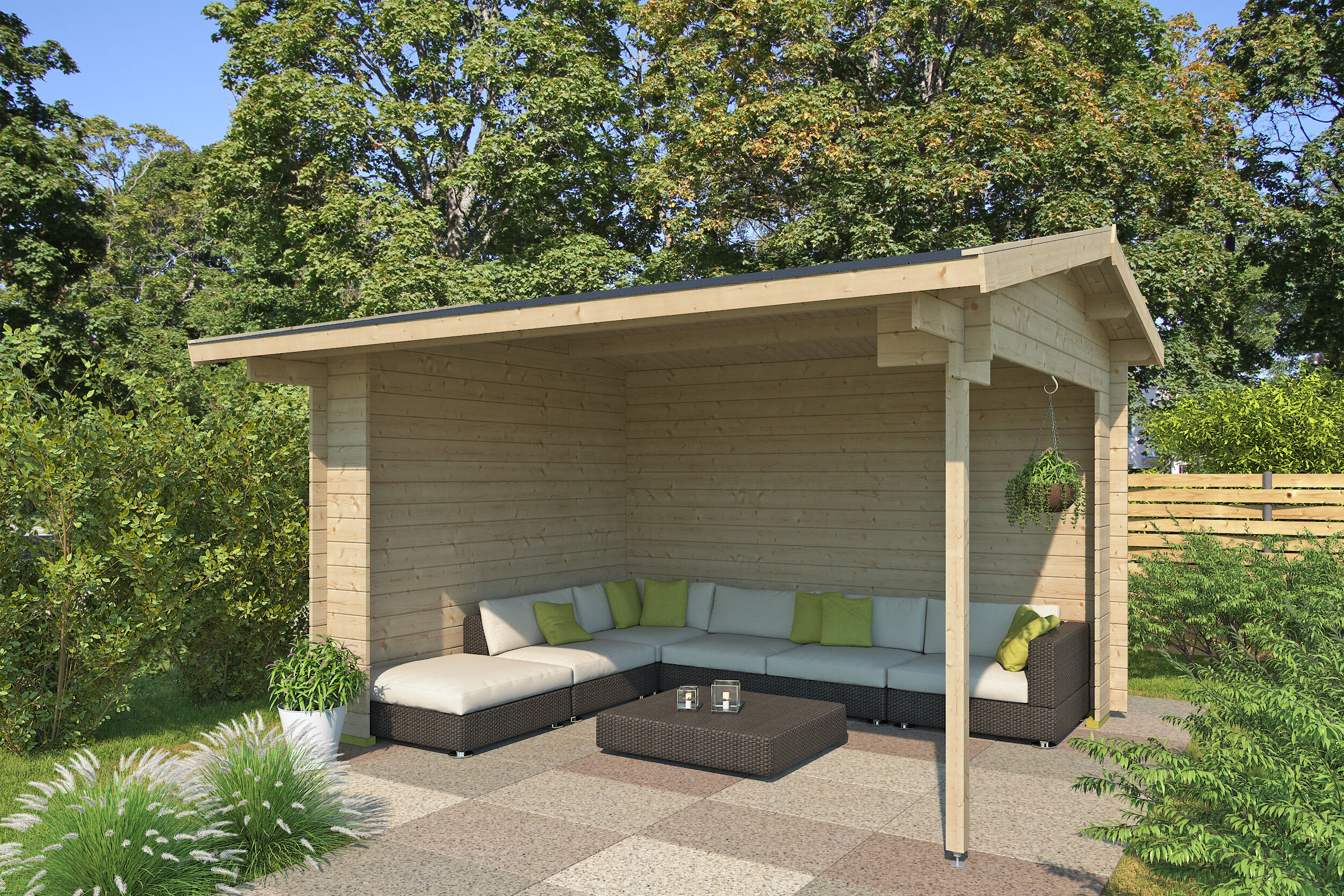 26% Rabatt ! Fjordholz Gartenhaus Modell Kilian 28 A