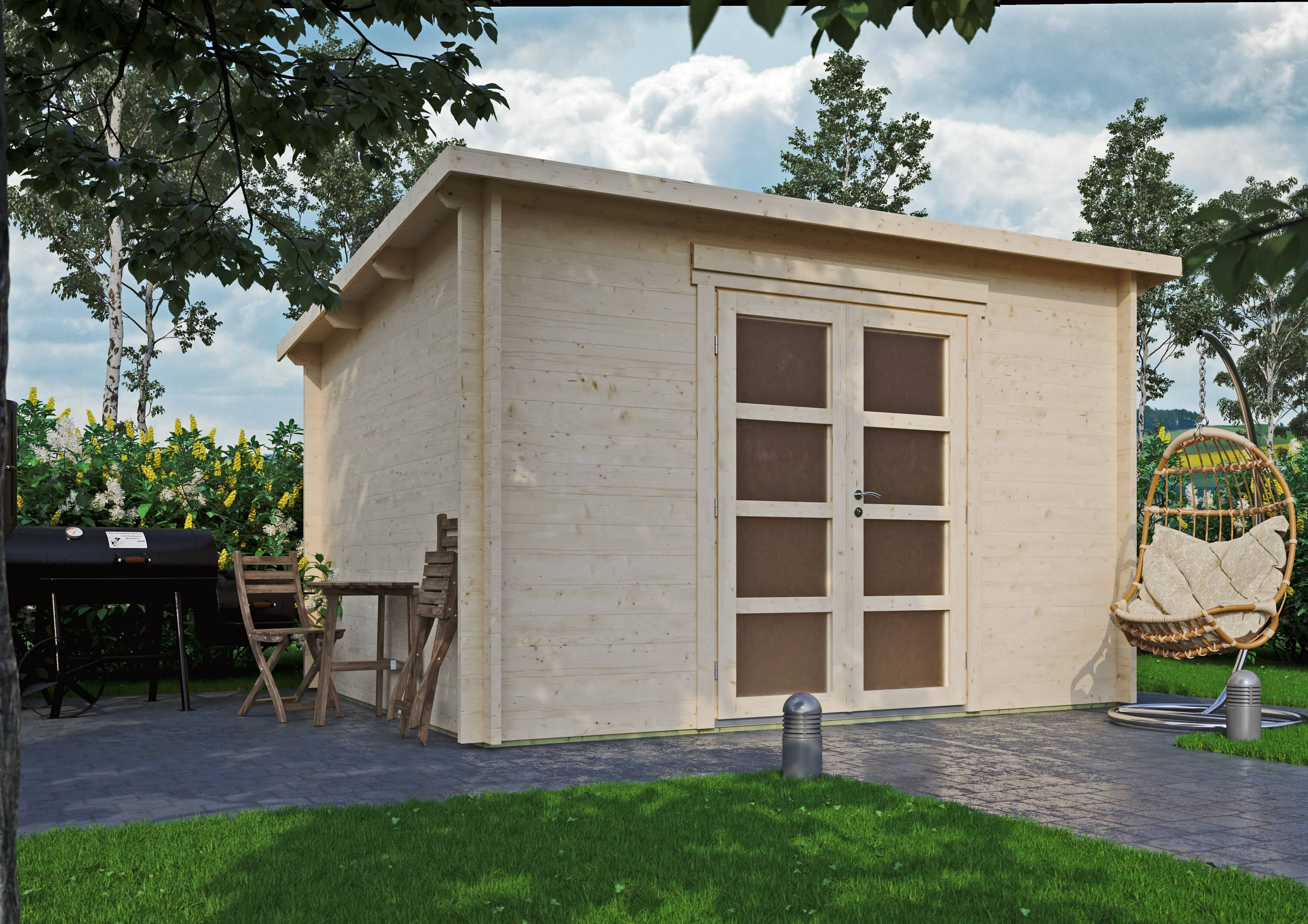 26% Rabatt ! Fjordholz Gartenhaus Modell Max 44 G
