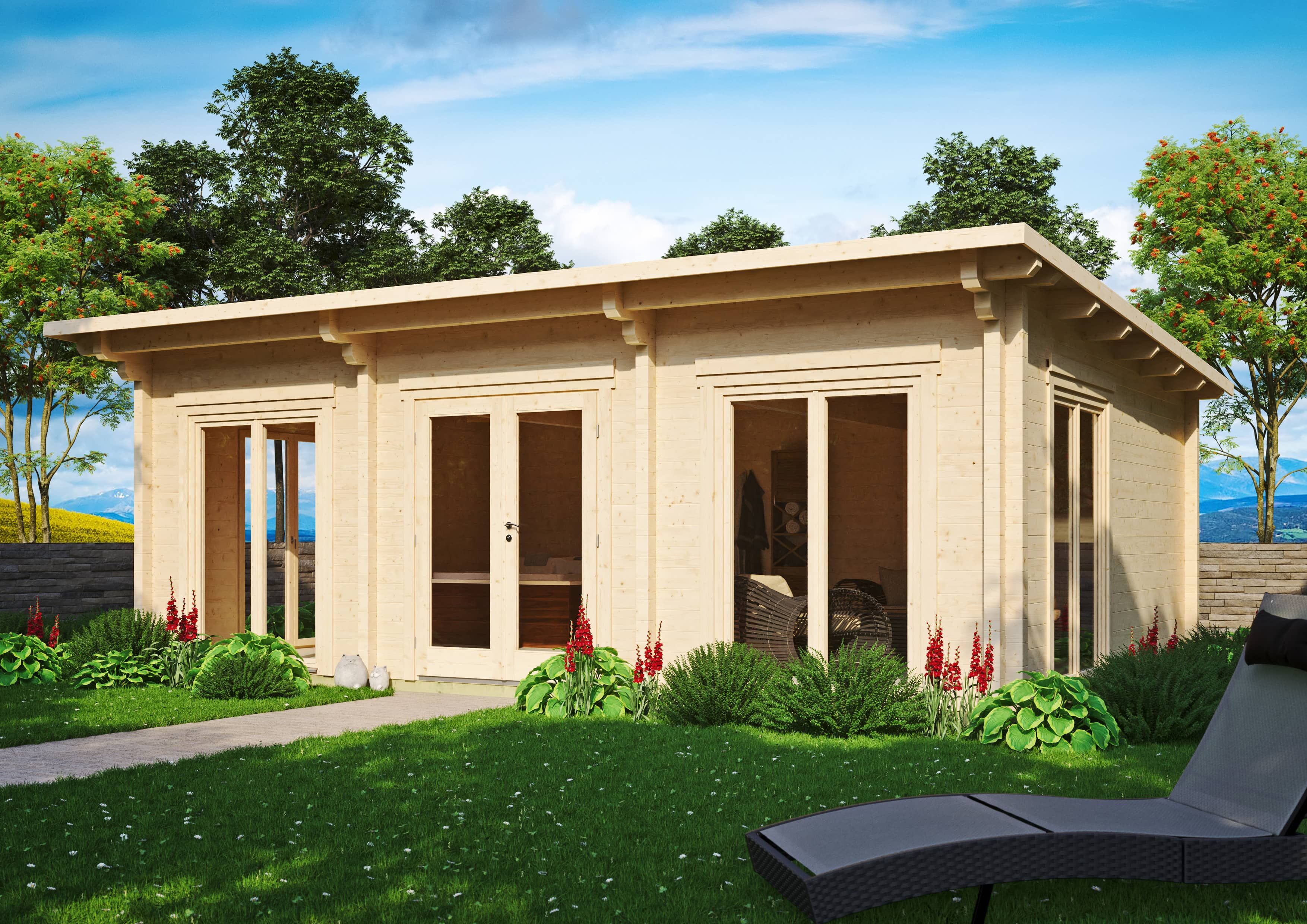 26% Rabatt ! Fjordholz Gartenhaus Modell Jacob 90 I