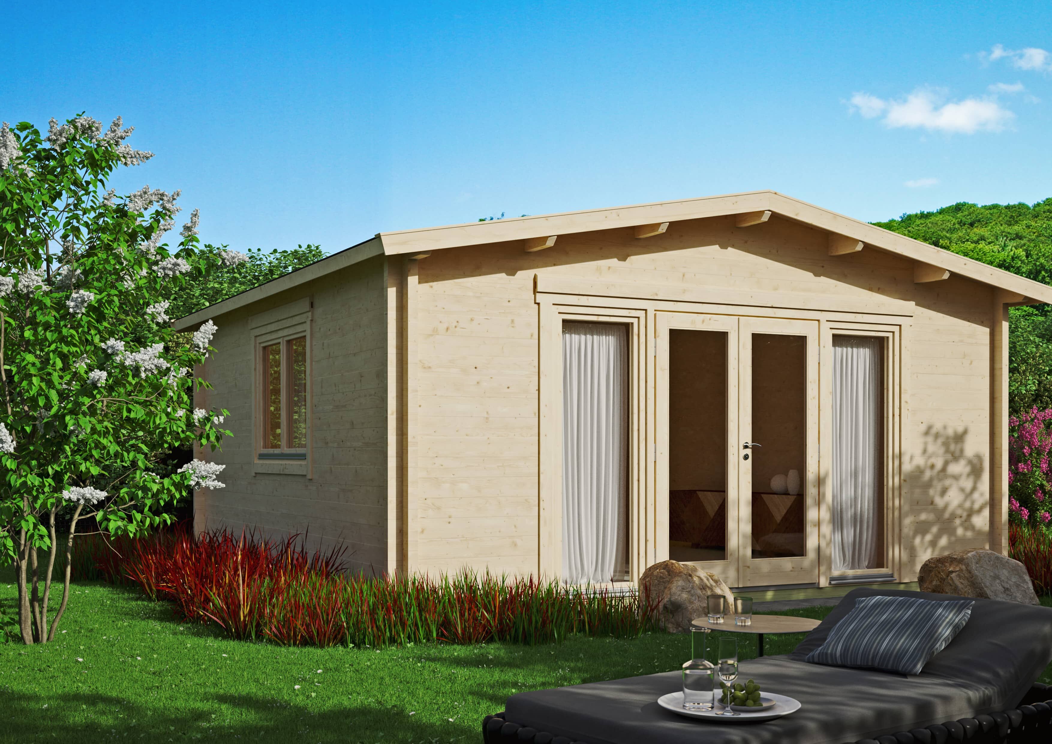 26% Rabatt ! Fjordholz Gartenhaus Modell Kim 70 H