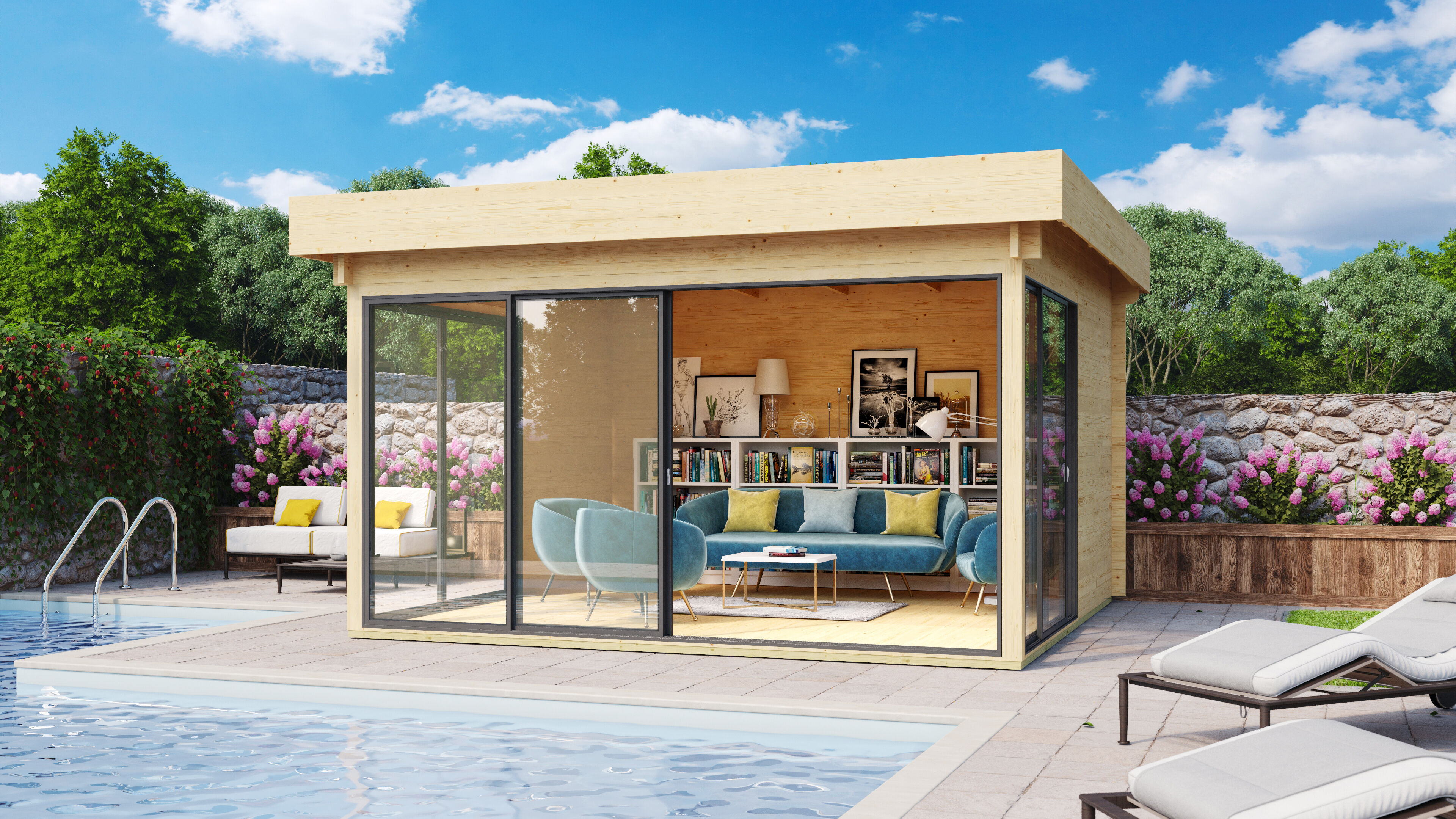 26% Rabatt ! Fjordholz Gartenhaus Alu Concept 70 H