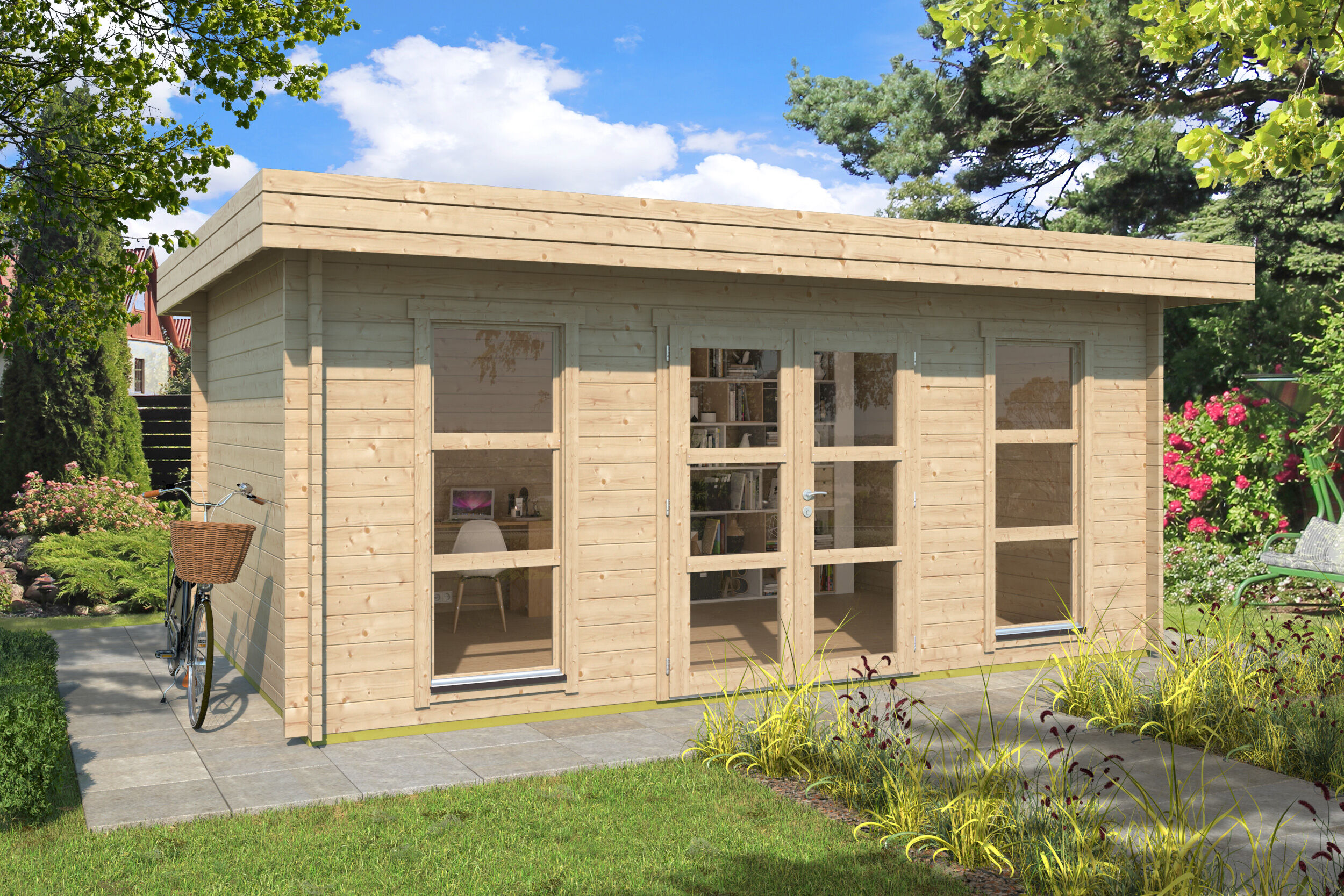 26% Rabatt ! Fjordholz Gartenhaus Modell Oban 44