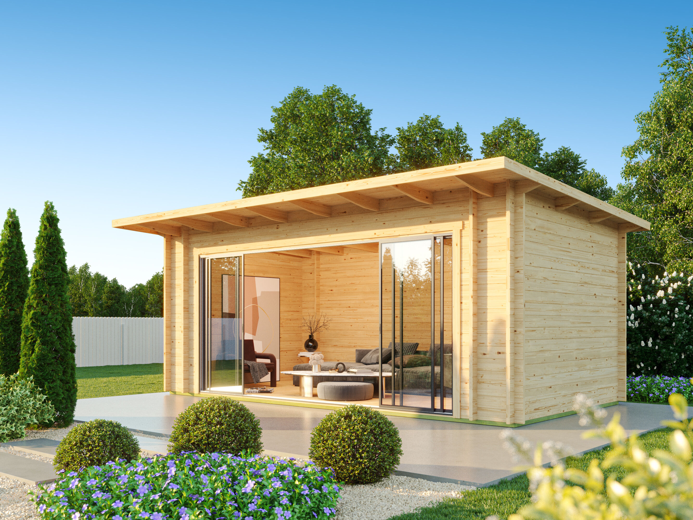 26% Rabatt ! Fjordholz Gartenhaus Modell Starla 44 E