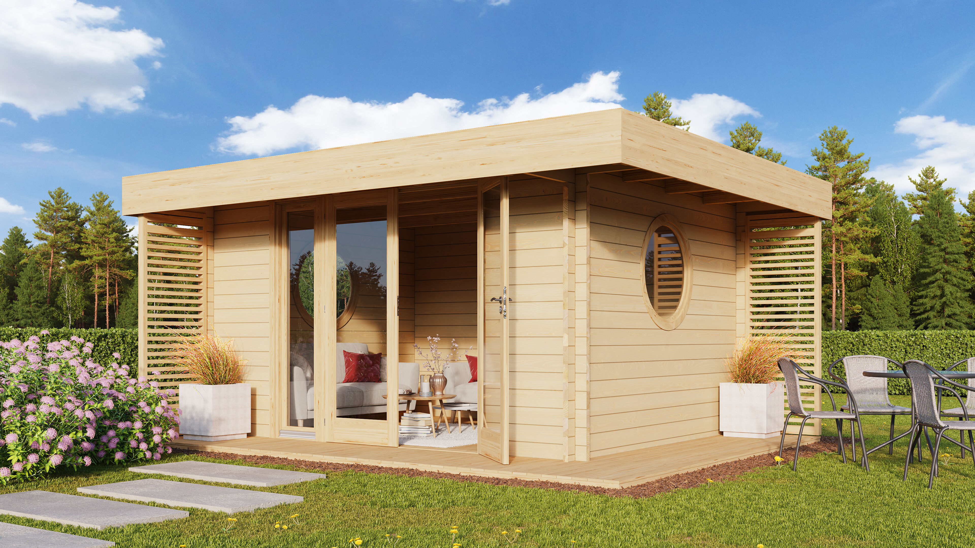 26% Rabatt ! Fjordholz Gartenlounge Modell York 44