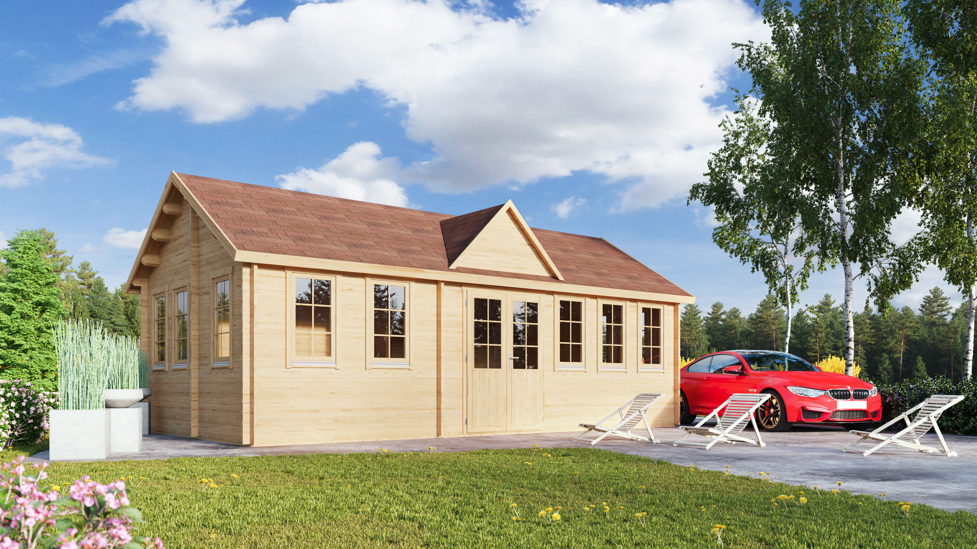 26% Rabatt ! Fjordholz Gartenhaus Modell Teehaus Bristol 70