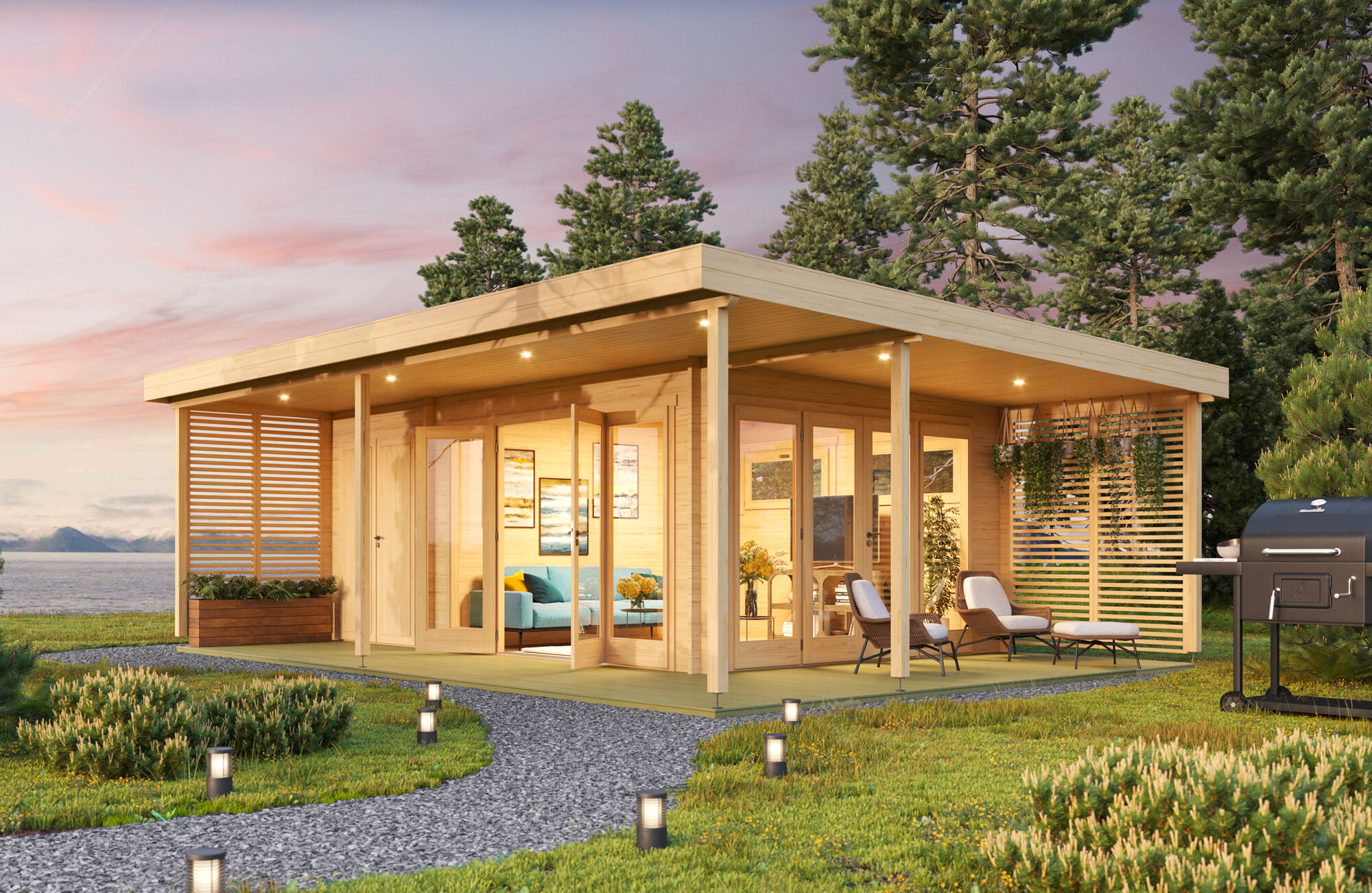 26% Rabatt ! Fjordholz Gartenlounge Modell Kilian 70