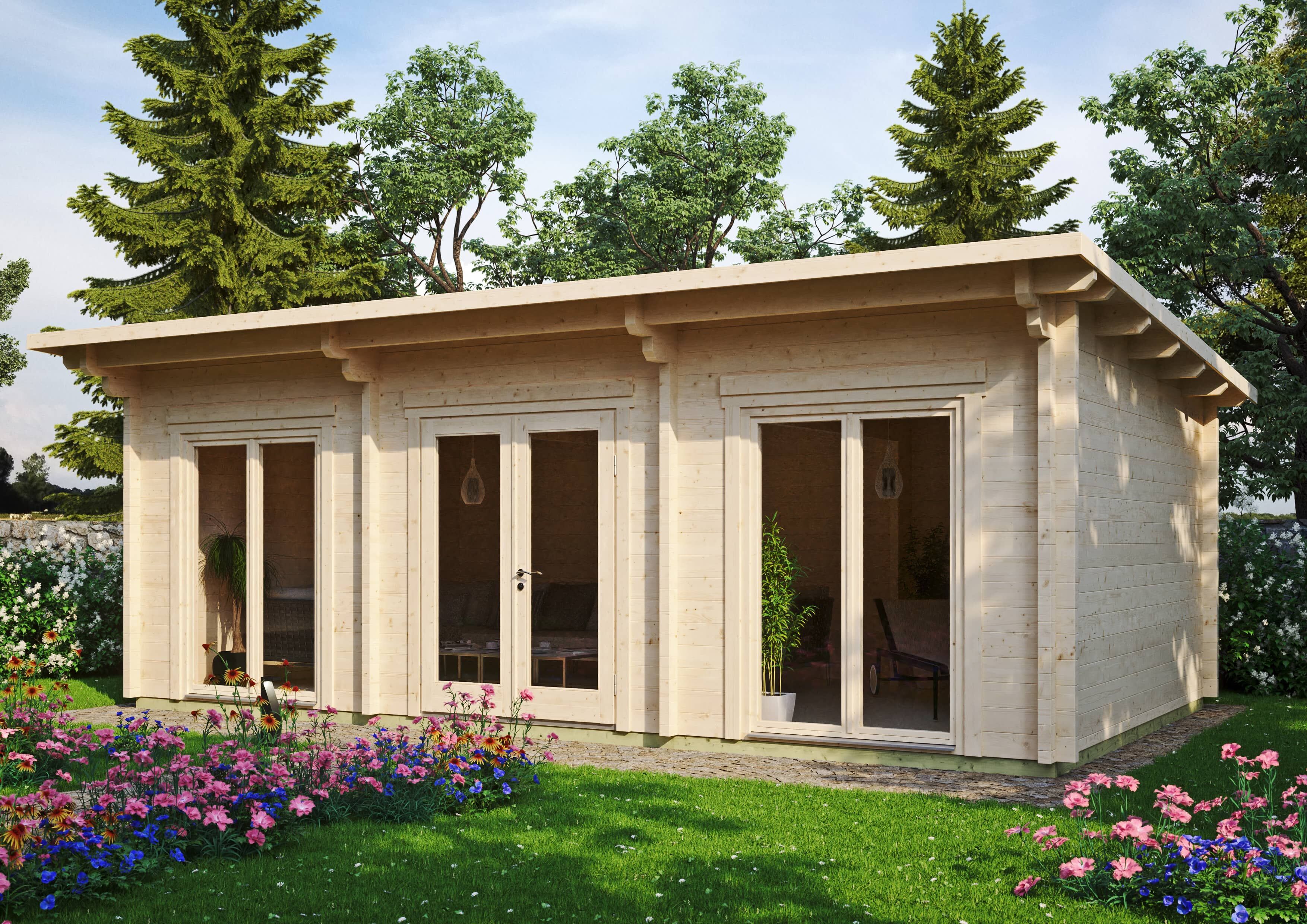 26% Rabatt ! Fjordholz Gartenhaus Modell Jacob 70 H