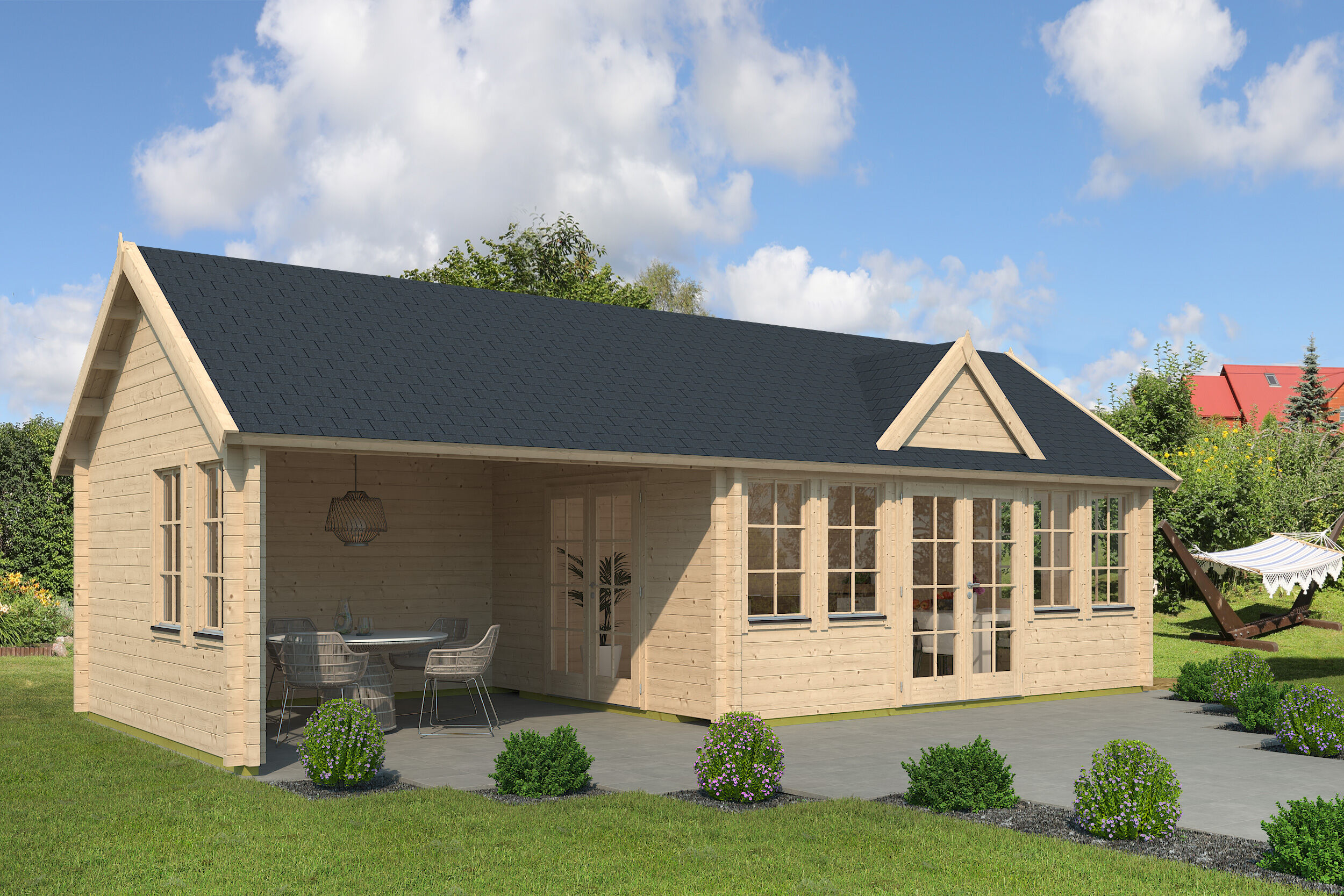 26% Rabatt ! Fjordholz Gartenhaus Modell Teehaus Kensington 44