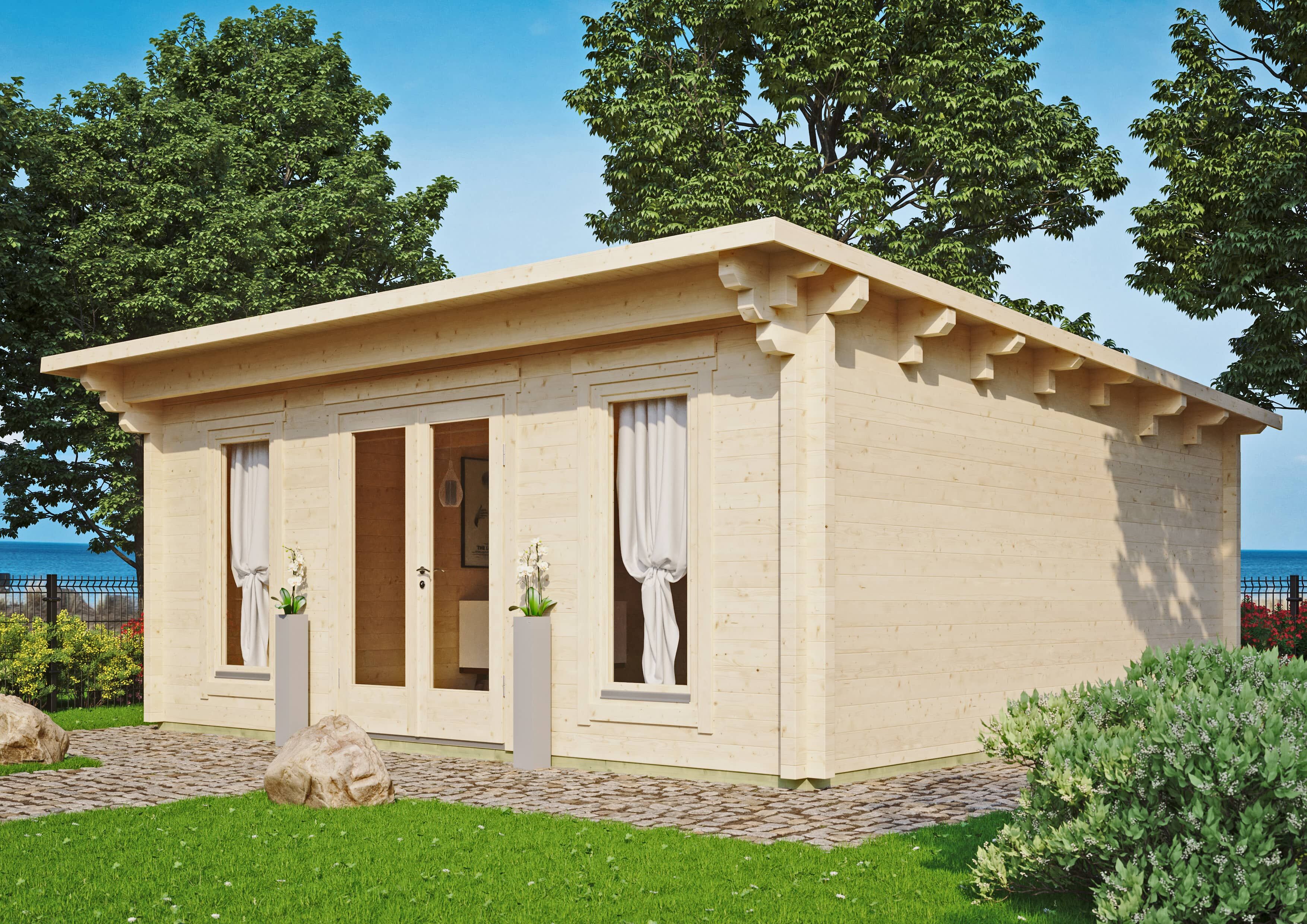 26% Rabatt ! Fjordholz Gartenhaus Modell Jacob 90 G