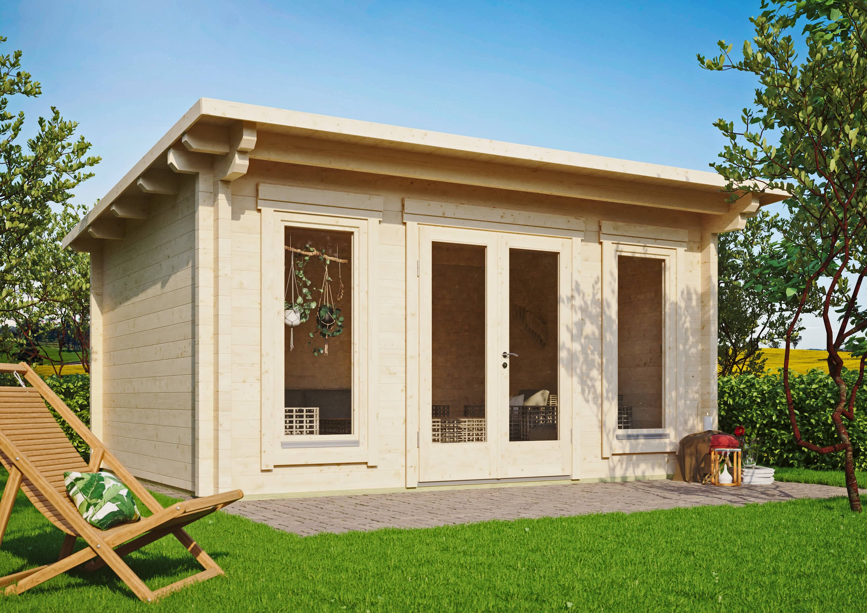 26% Rabatt ! Fjordholz Gartenhaus Modell Jacob 90 E