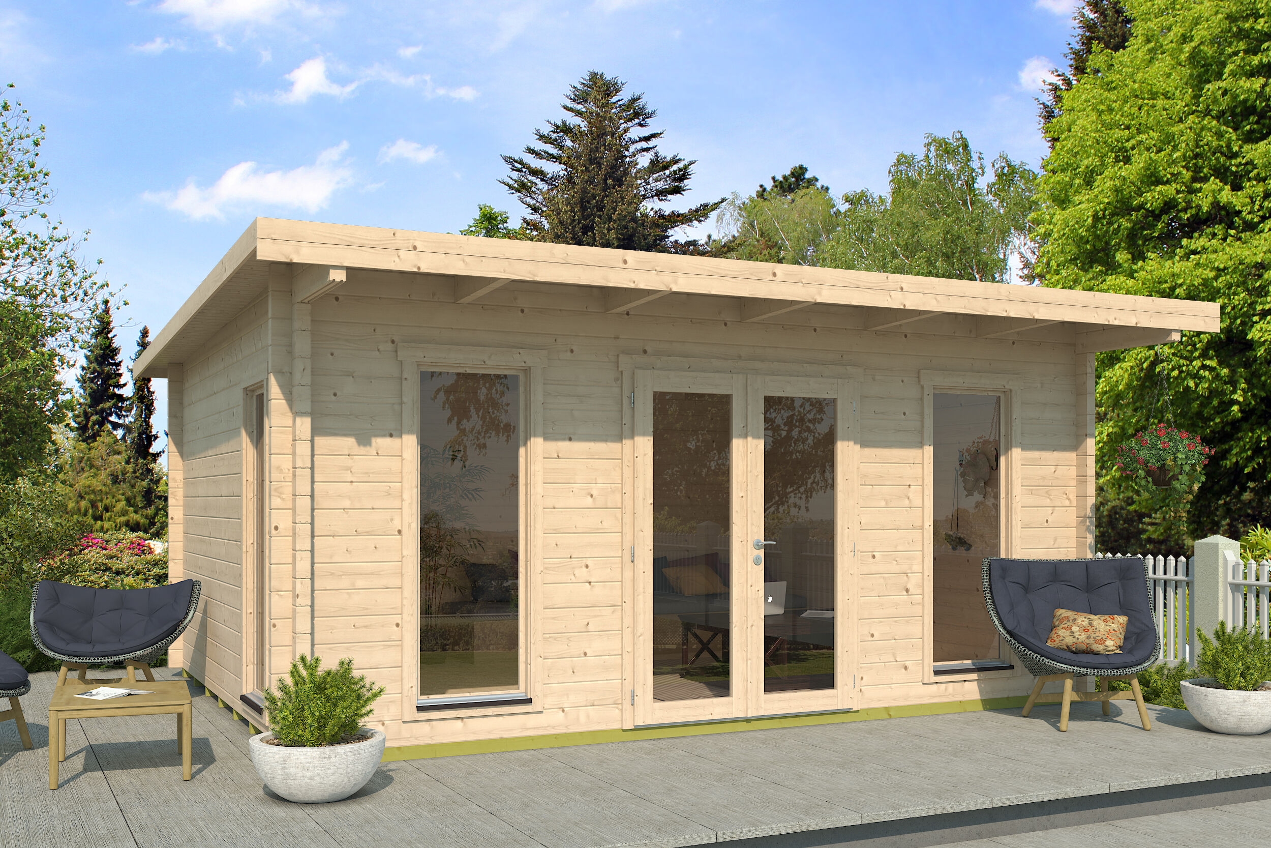 26% Rabatt ! Fjordholz Gartenlounge Modell Nils 70