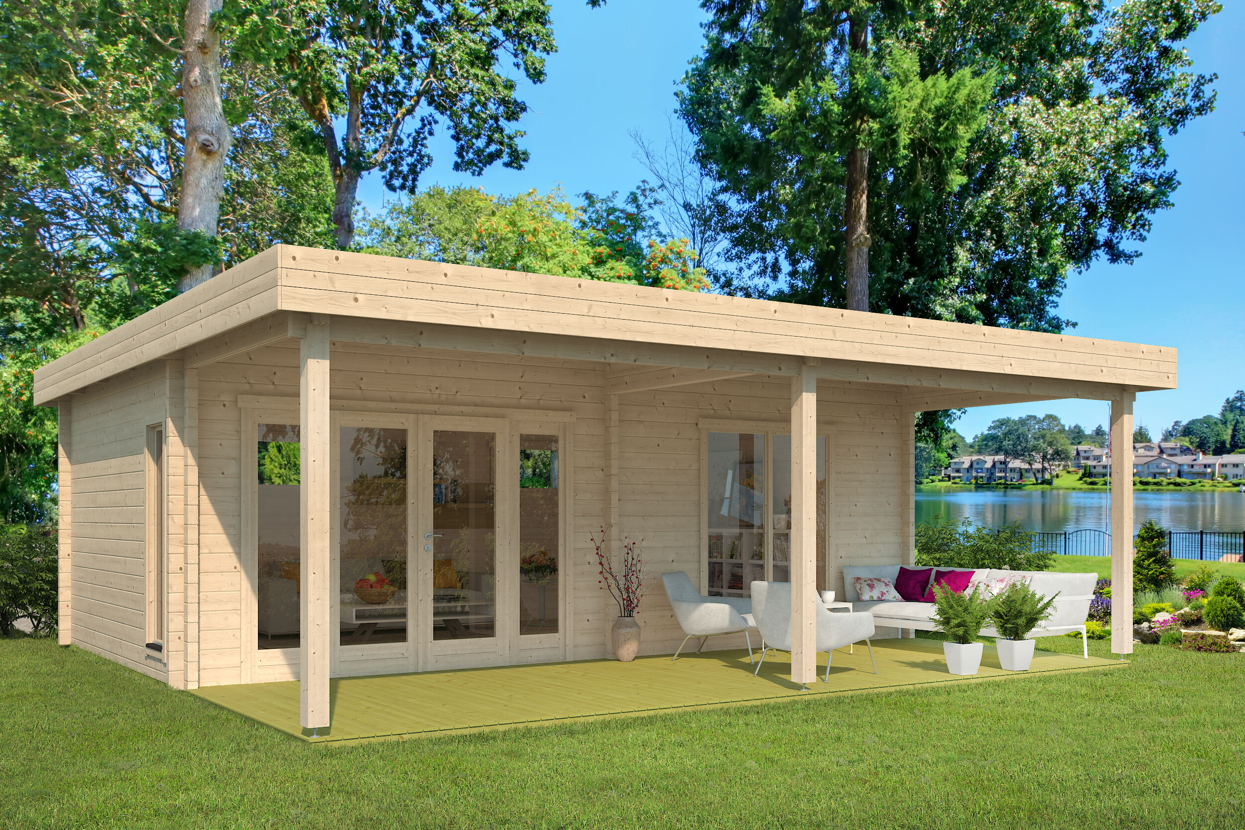 26% Rabatt ! Fjordholz Gartenlounge Modell Oskar 70