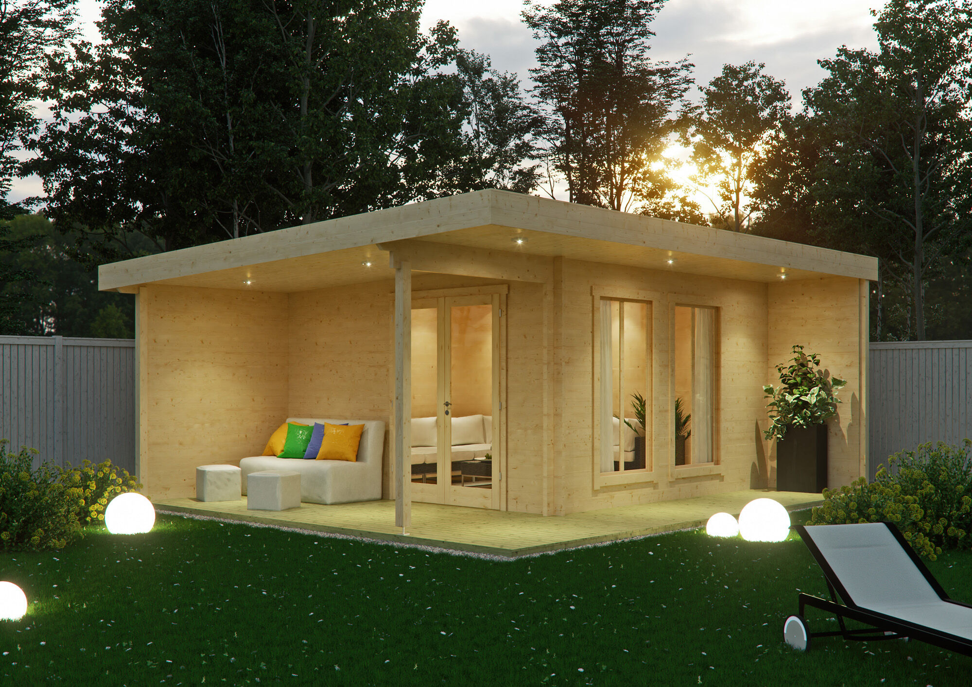 26% Rabatt ! Fjordholz Gartenlounge Modell Klaus 44