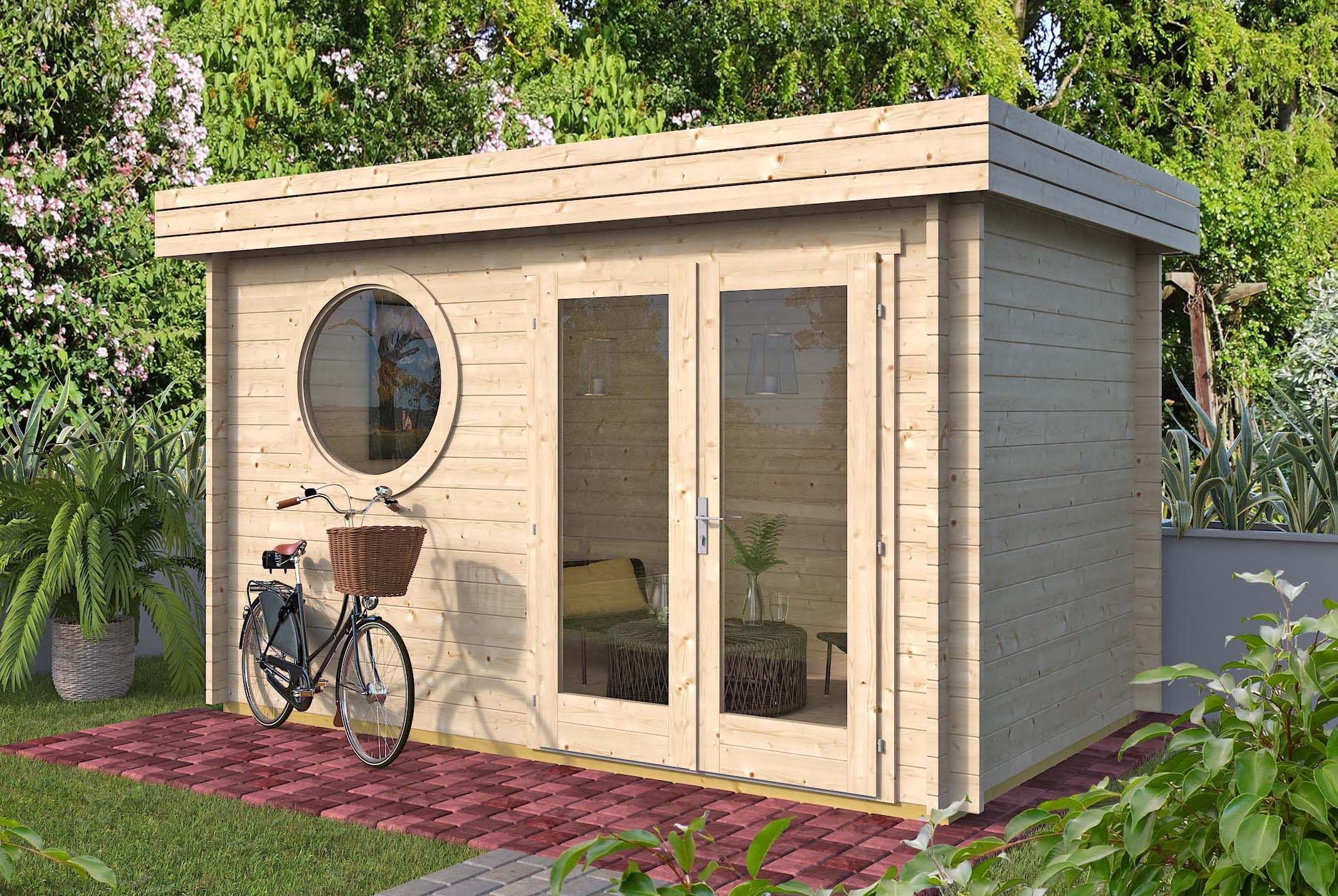 26% Rabatt ! Fjordholz Gartenhaus Modell Robin 44