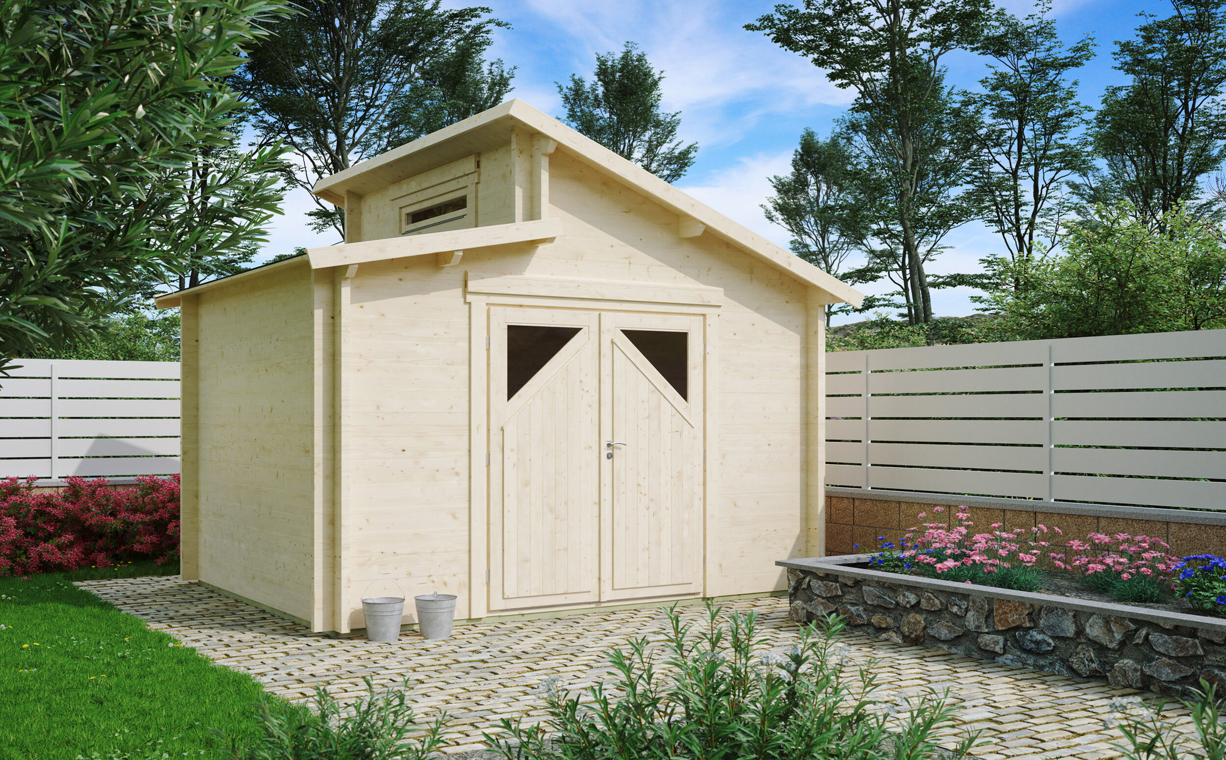 26% Rabatt ! Fjordholz Gartenhaus Modell Varianta 44 C