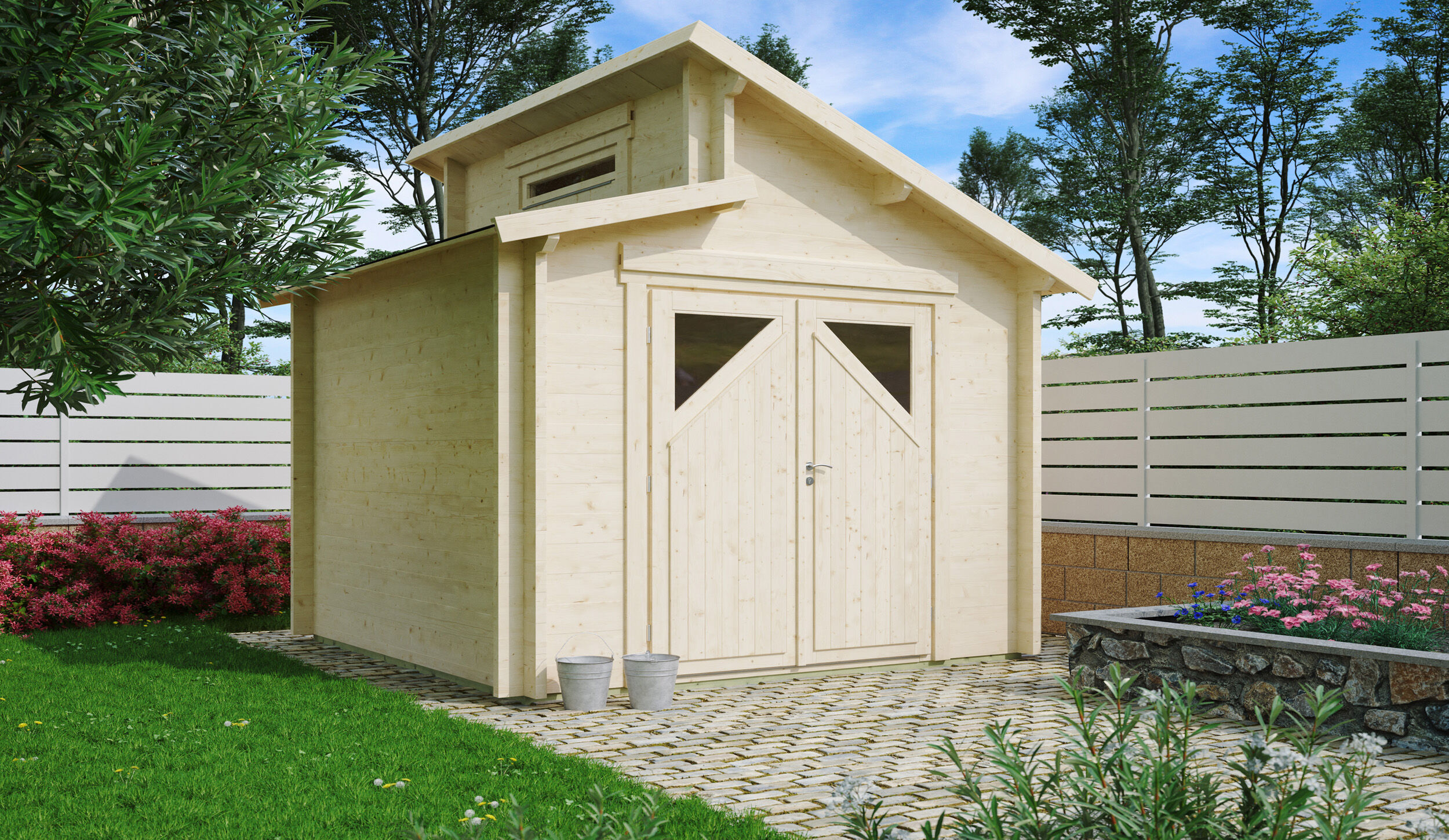 26% Rabatt ! Fjordholz Gartenhaus Modell Varianta 44 B