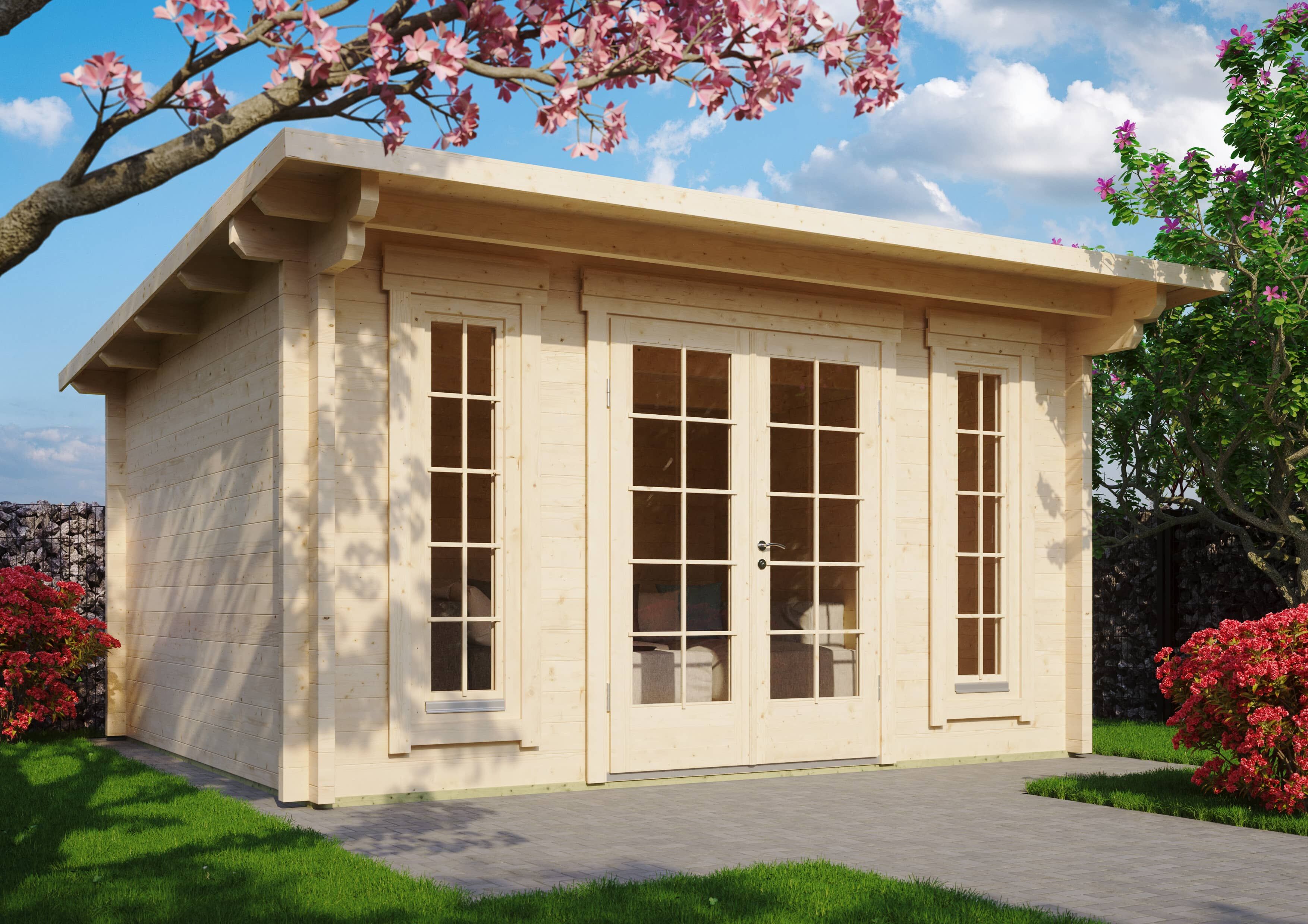 26% Rabatt ! Fjordholz Gartenhaus Modell Jacob 70 C