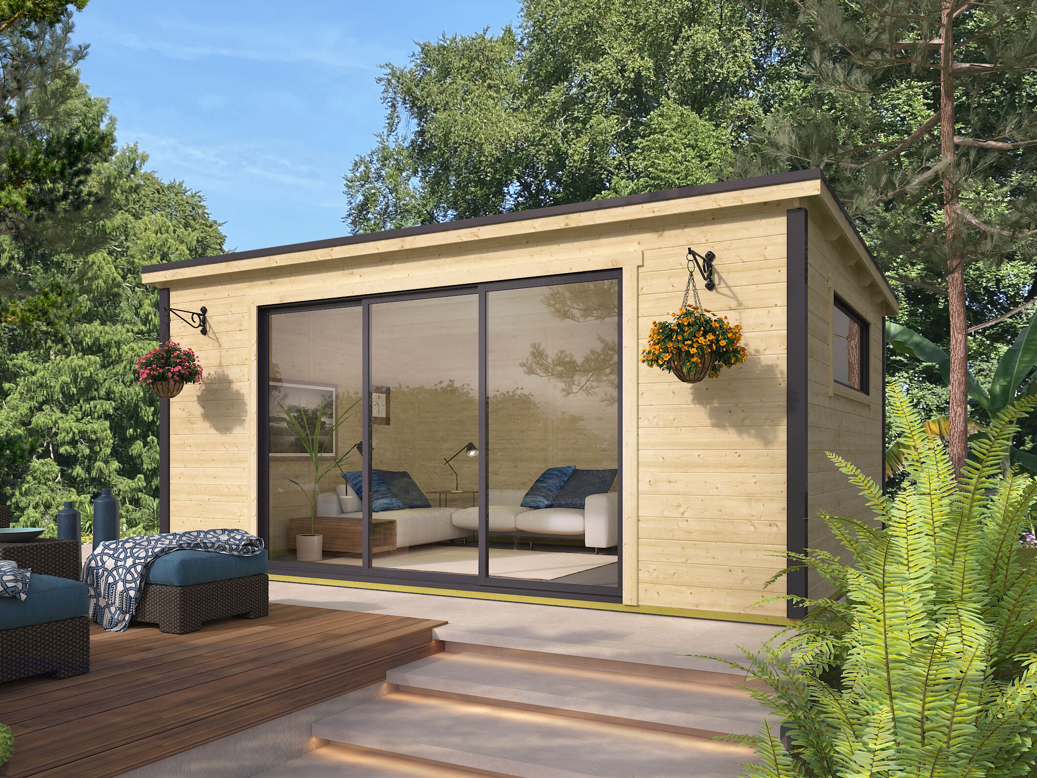 26% Rabatt ! Fjordholz Gartenhaus Modell Poel-4