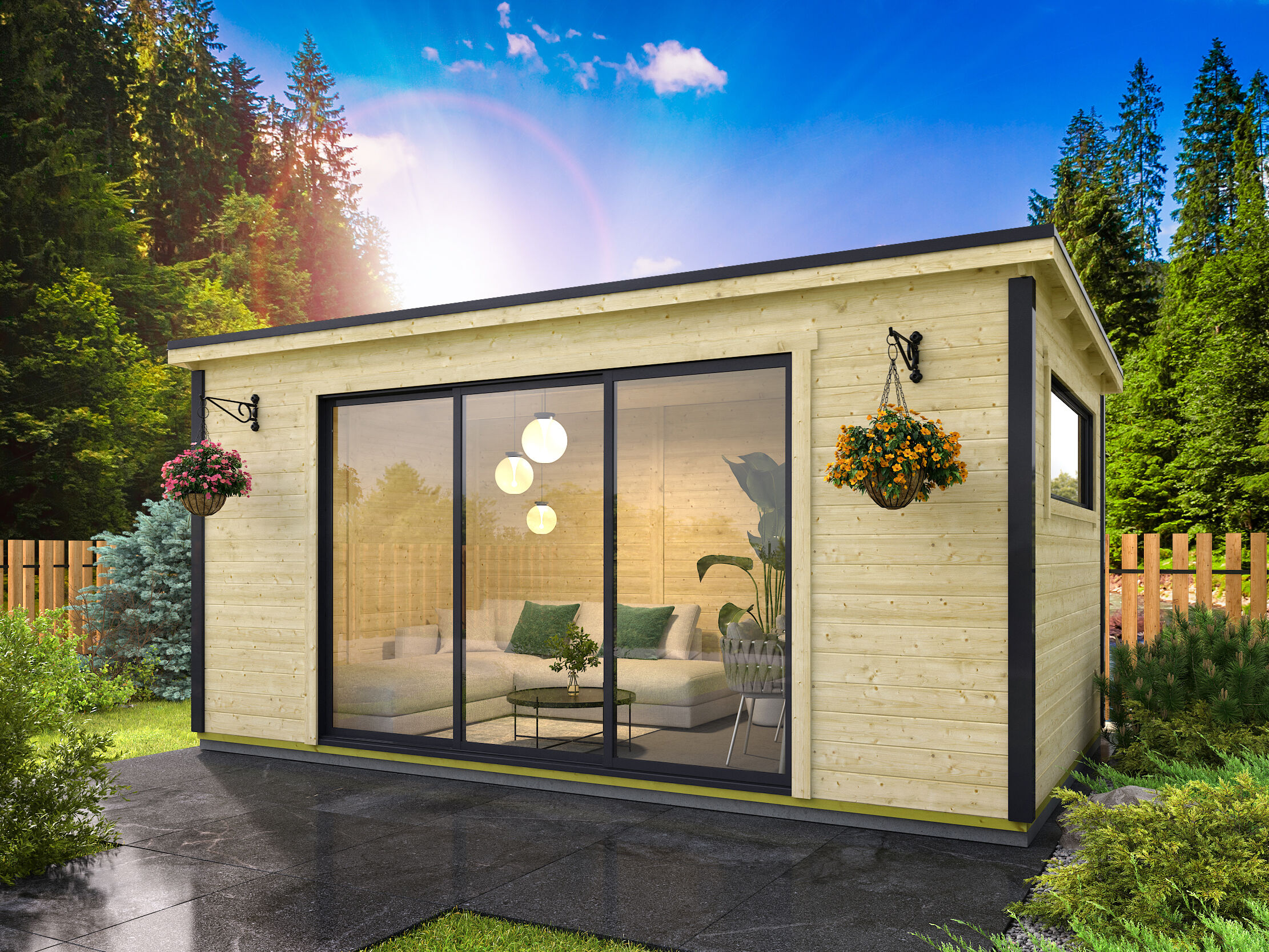 26% Rabatt ! Fjordholz Gartenhaus Modell Poel-3