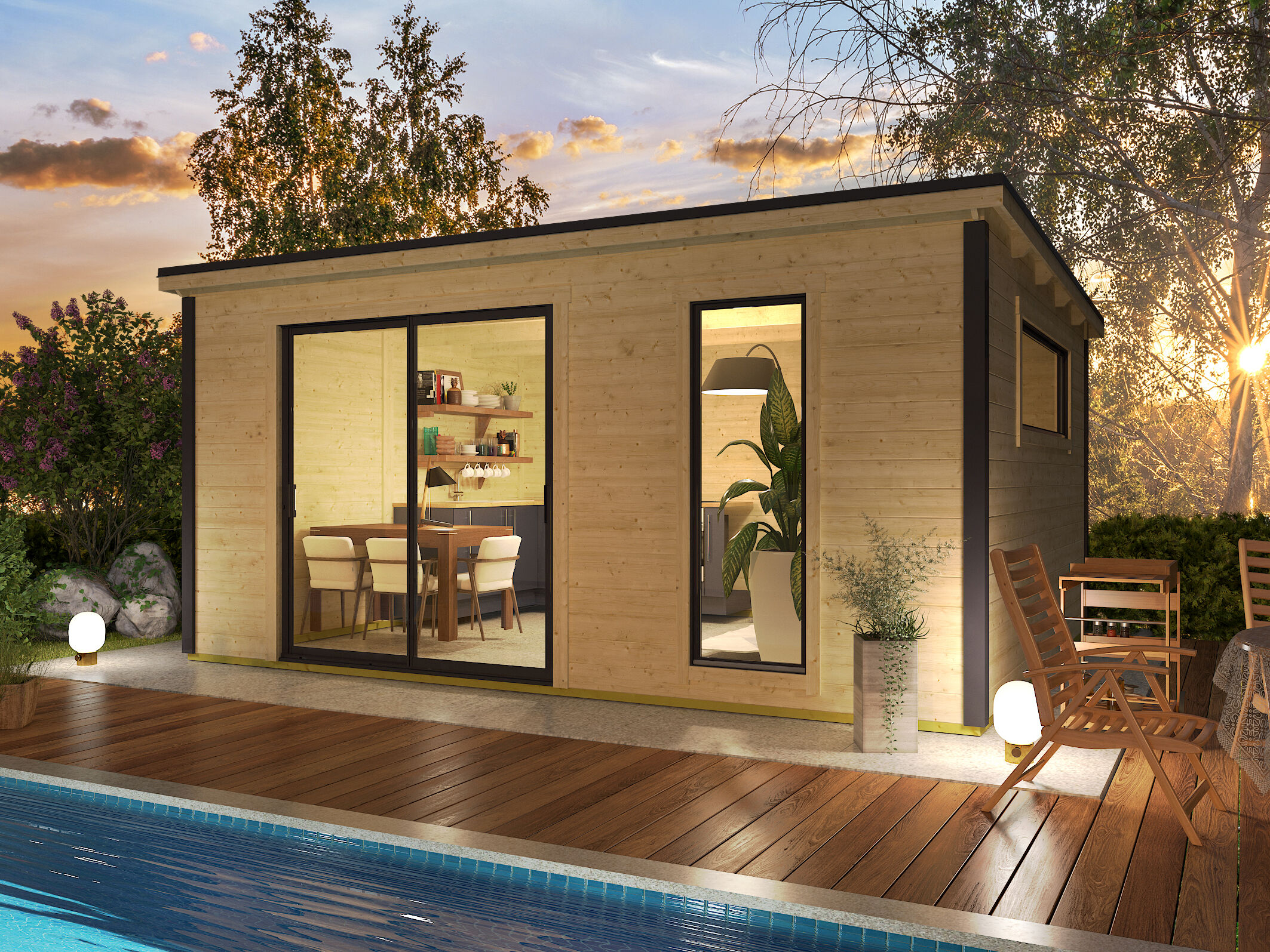 26% Rabatt ! Fjordholz Gartenhaus Modell Juist-4