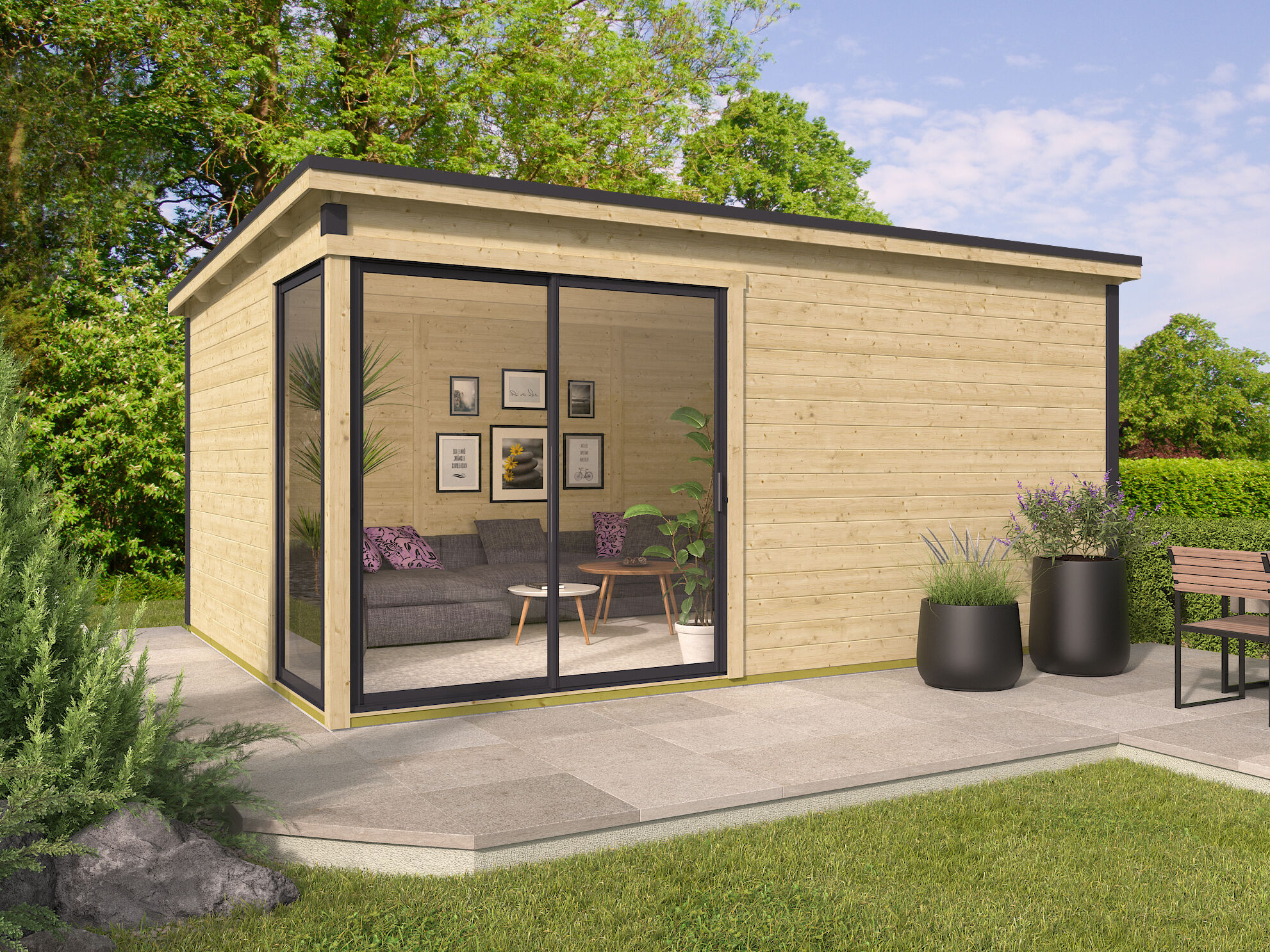 26% Rabatt ! Fjordholz Gartenhaus Modell Amrum-5