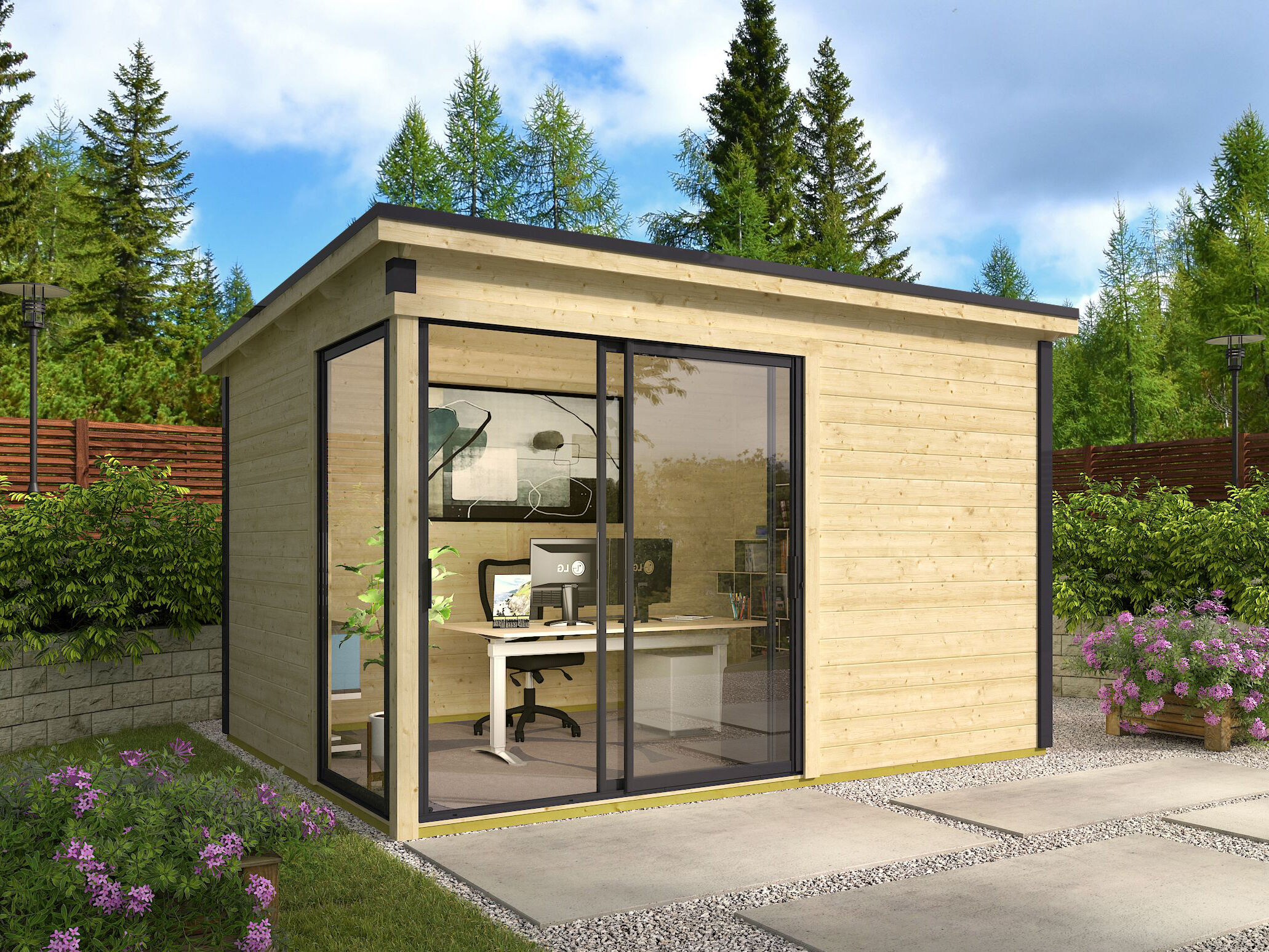 26% Rabatt ! Fjordholz Gartenhaus Modell Amrum-2