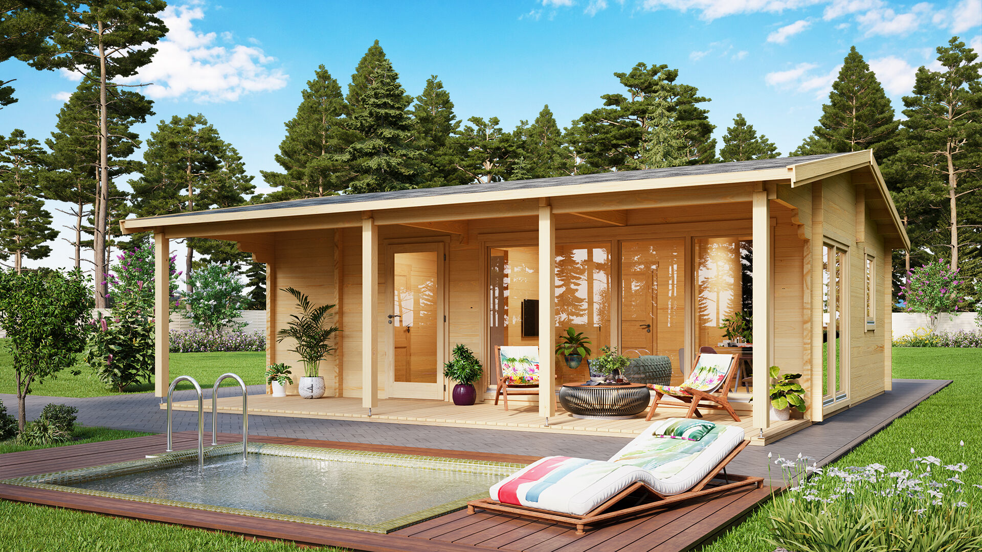 26% Rabatt ! Fjordholz Ferien- und Freizeithaus Modell Mikka