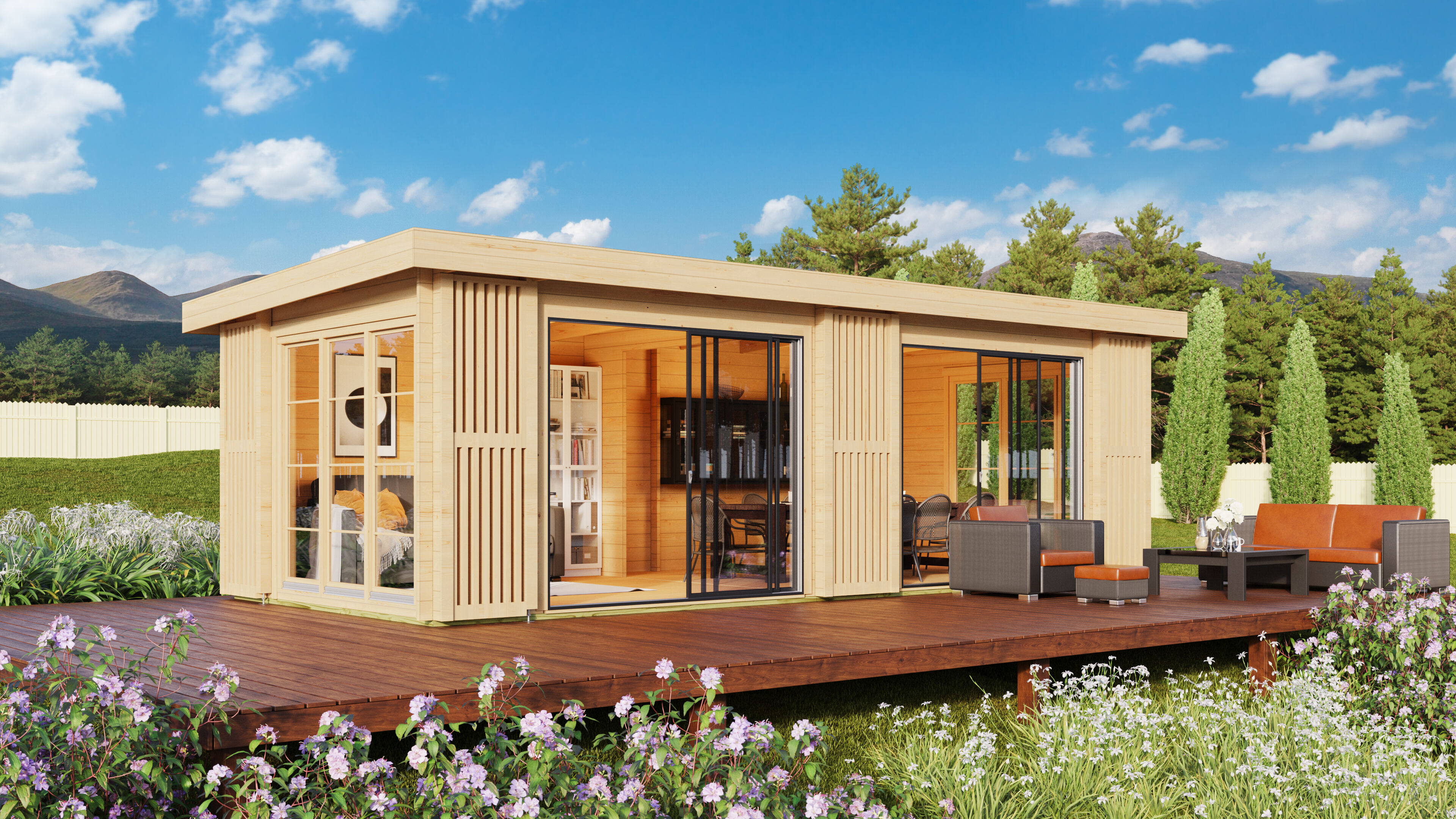 26% Rabatt ! Fjordholz Gartenhaus Ambience 70