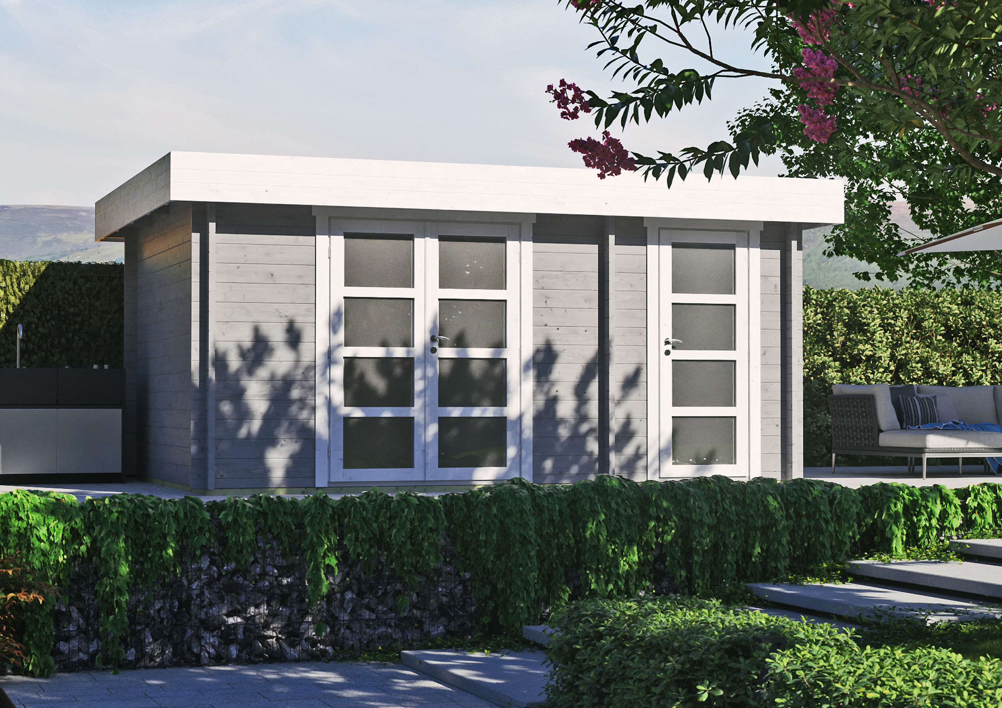 26% Rabatt ! Fjordholz Gartenhaus Modell Brita 44