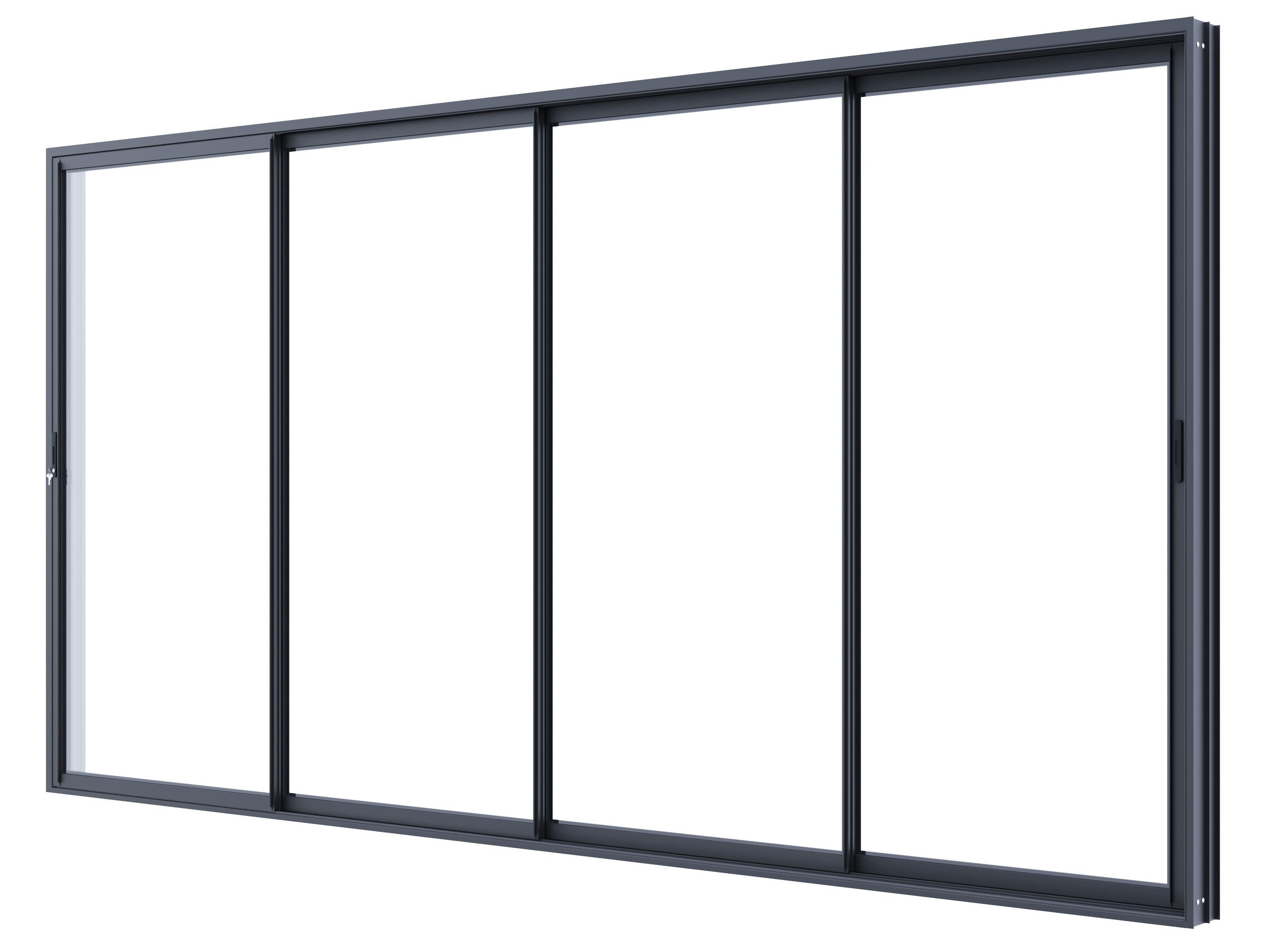26% Rabatt ! StarLine Aluminium Schiebetür 400 x 206 cm
