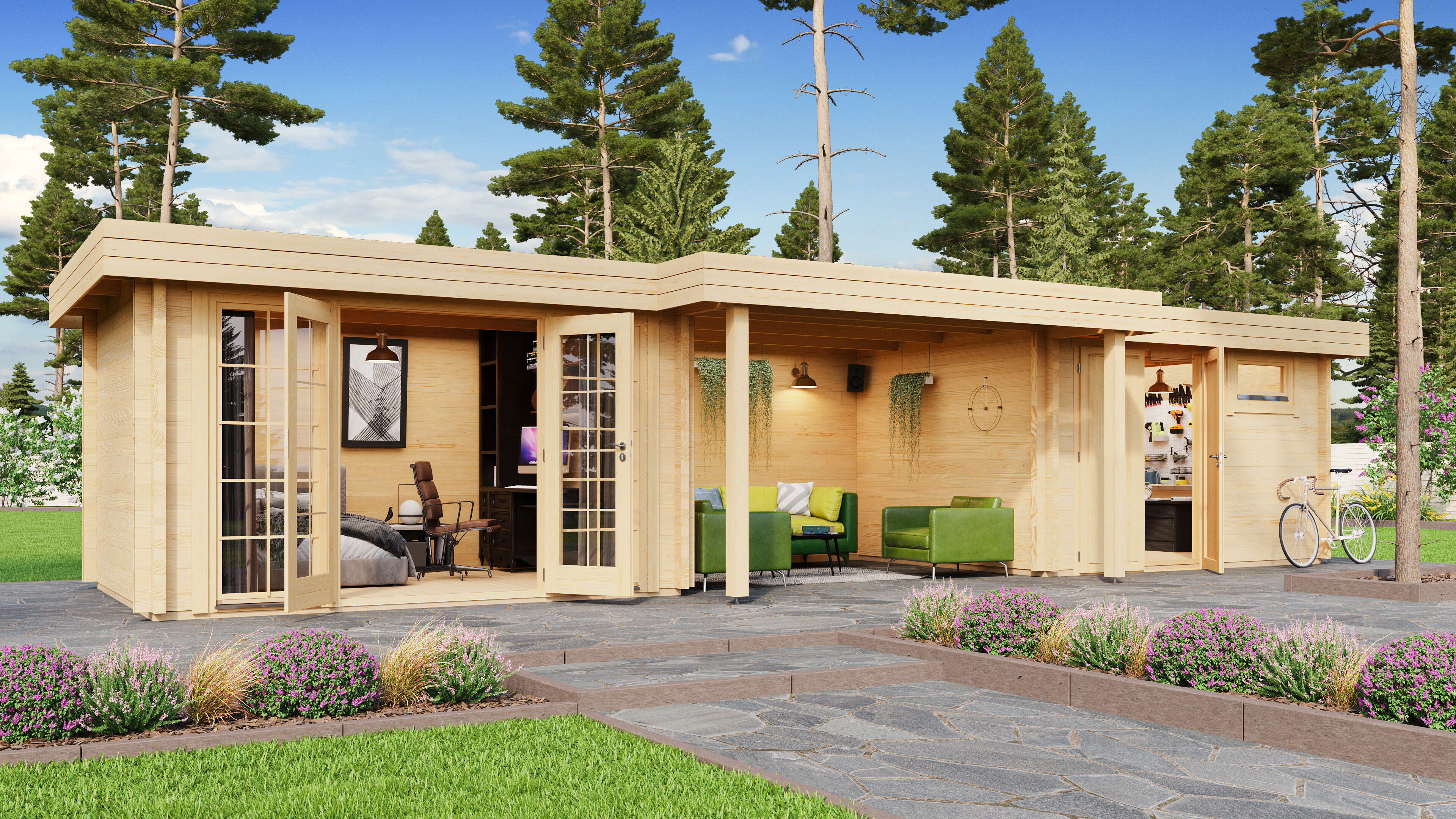 26% Rabatt ! Gartenlounge Modell Yuna 70 B