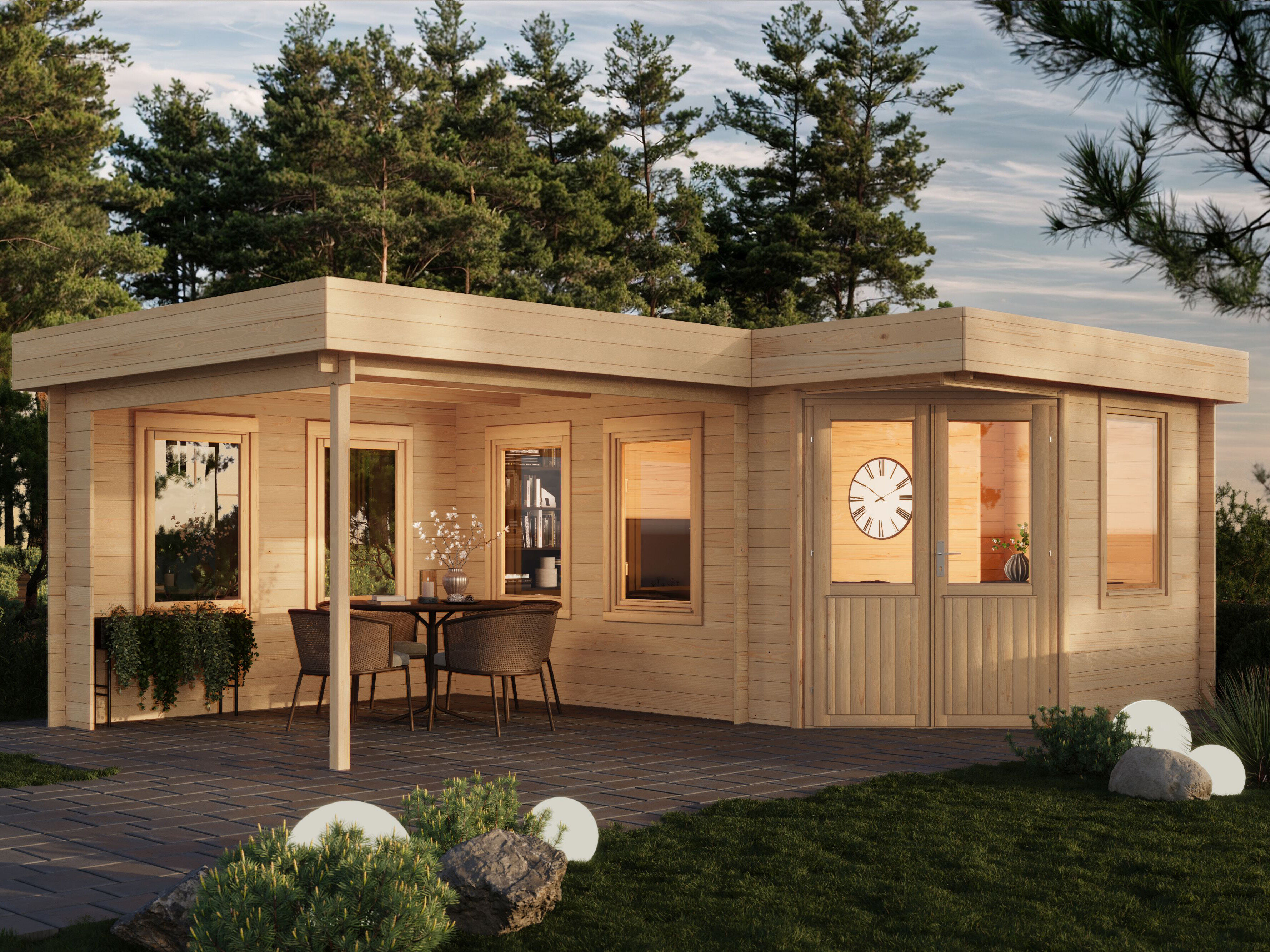 26% Rabatt ! Fjordholz Gartenhaus Modell Petro