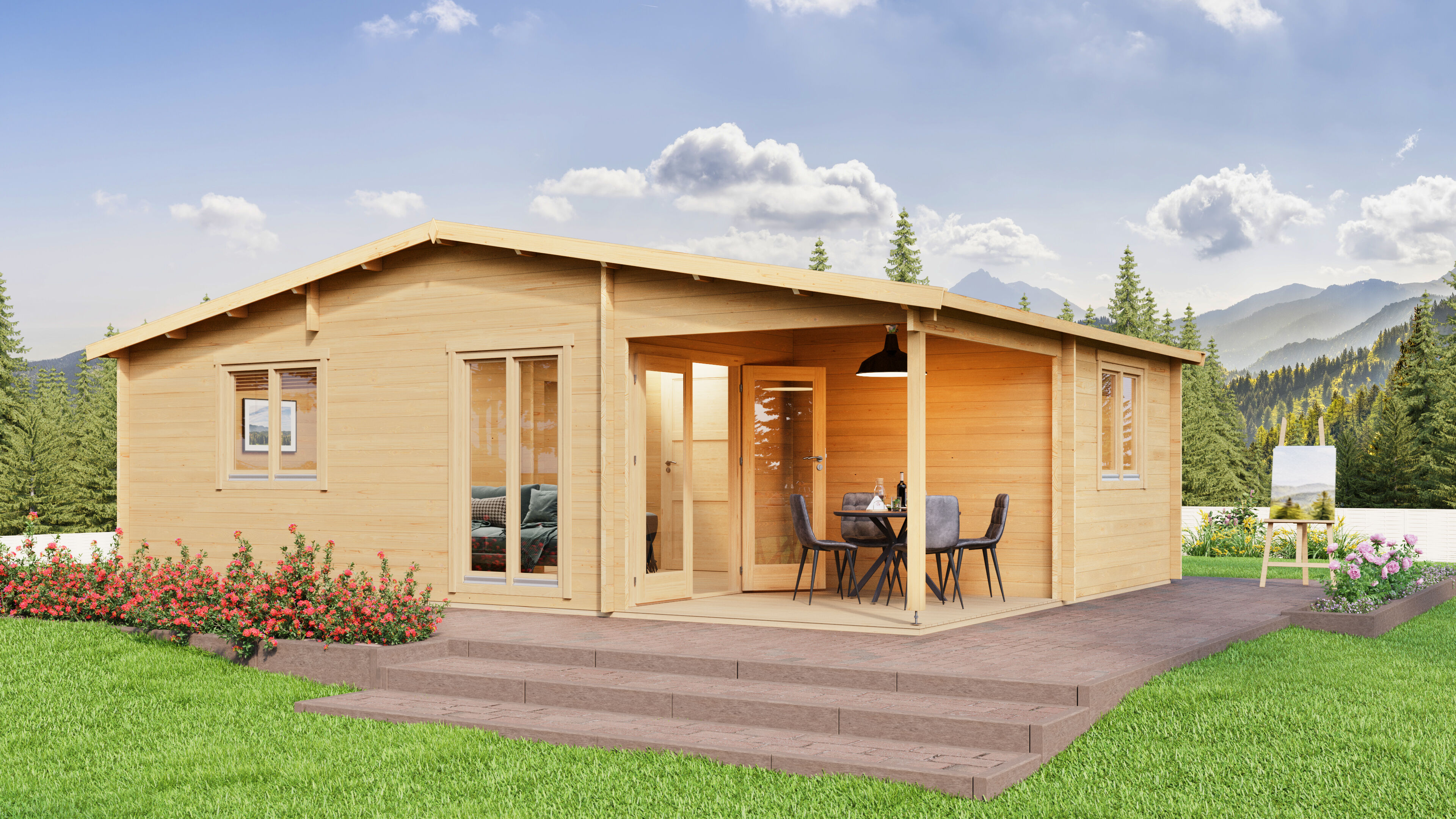 26% Rabatt ! Fjordholz Ferien- und Freizeithaus  Modell Skander